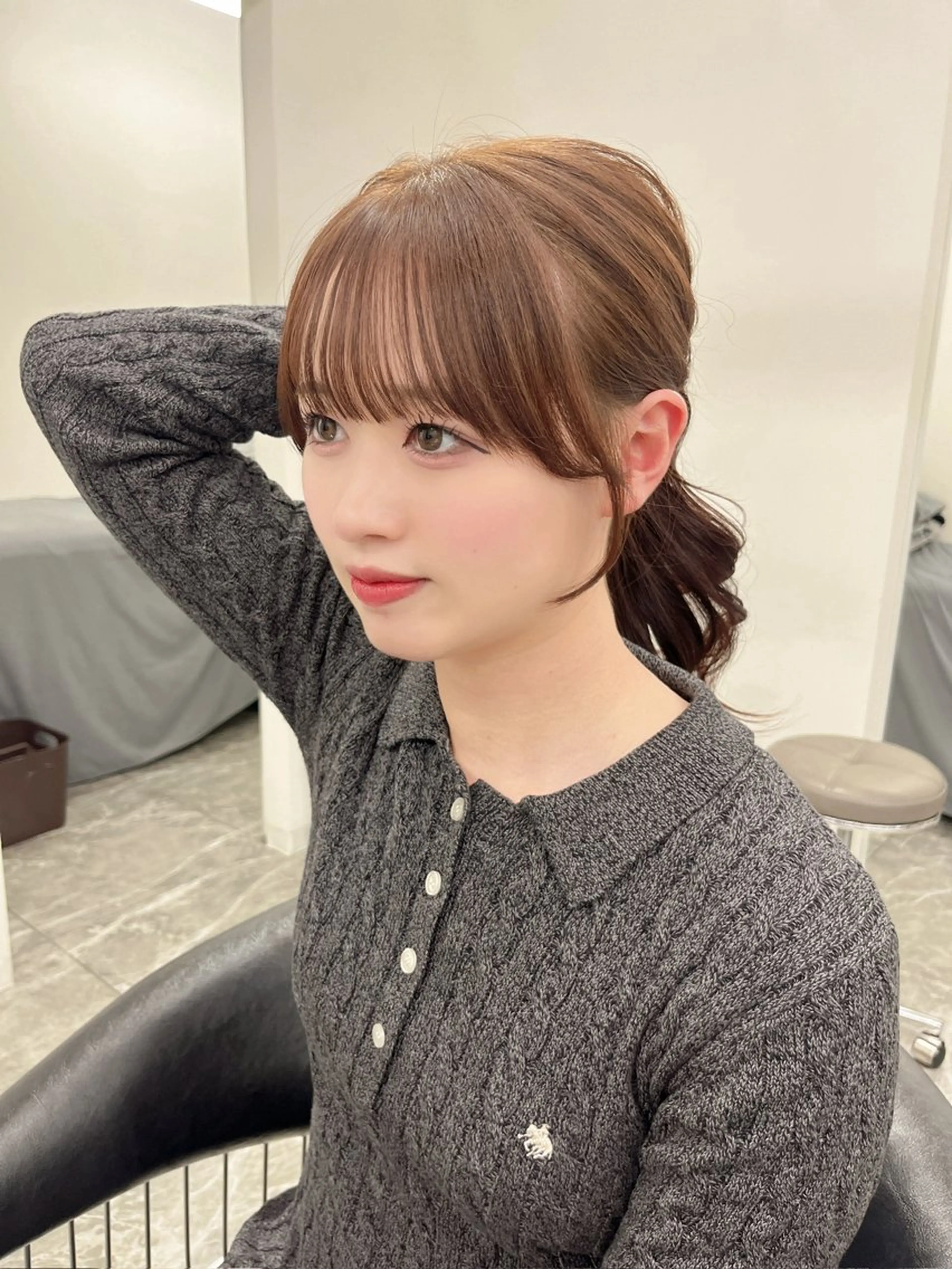 【🫧顔周り指名NO.1🫧】顔周りカット（スタイリング込み）【3300】お出かけ前にもおすすめ❣️の写真