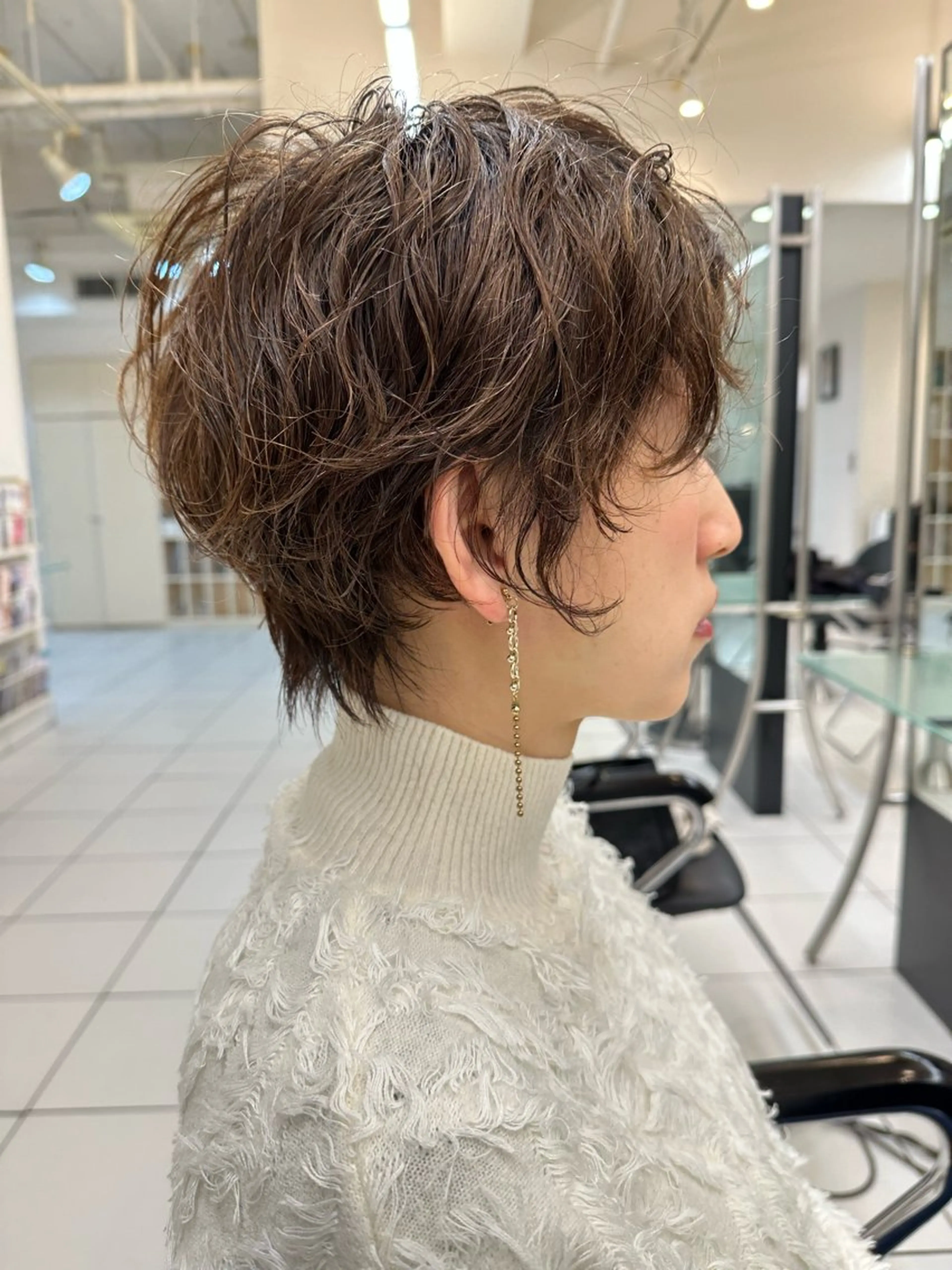 ショートカット限定　カットパーマ🌈の写真