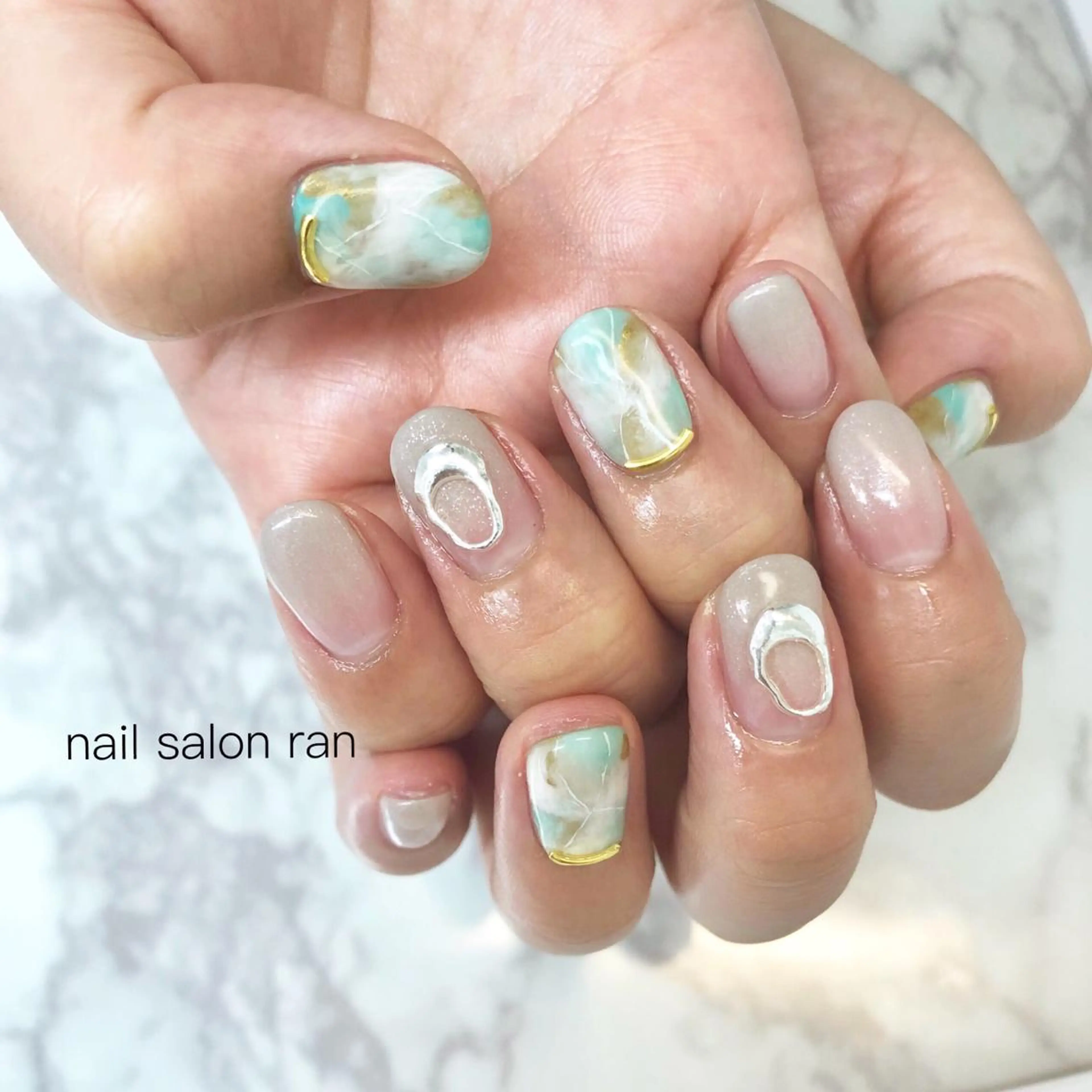 ネイル 持ち込み nailsalon ranのネイルデザイン
