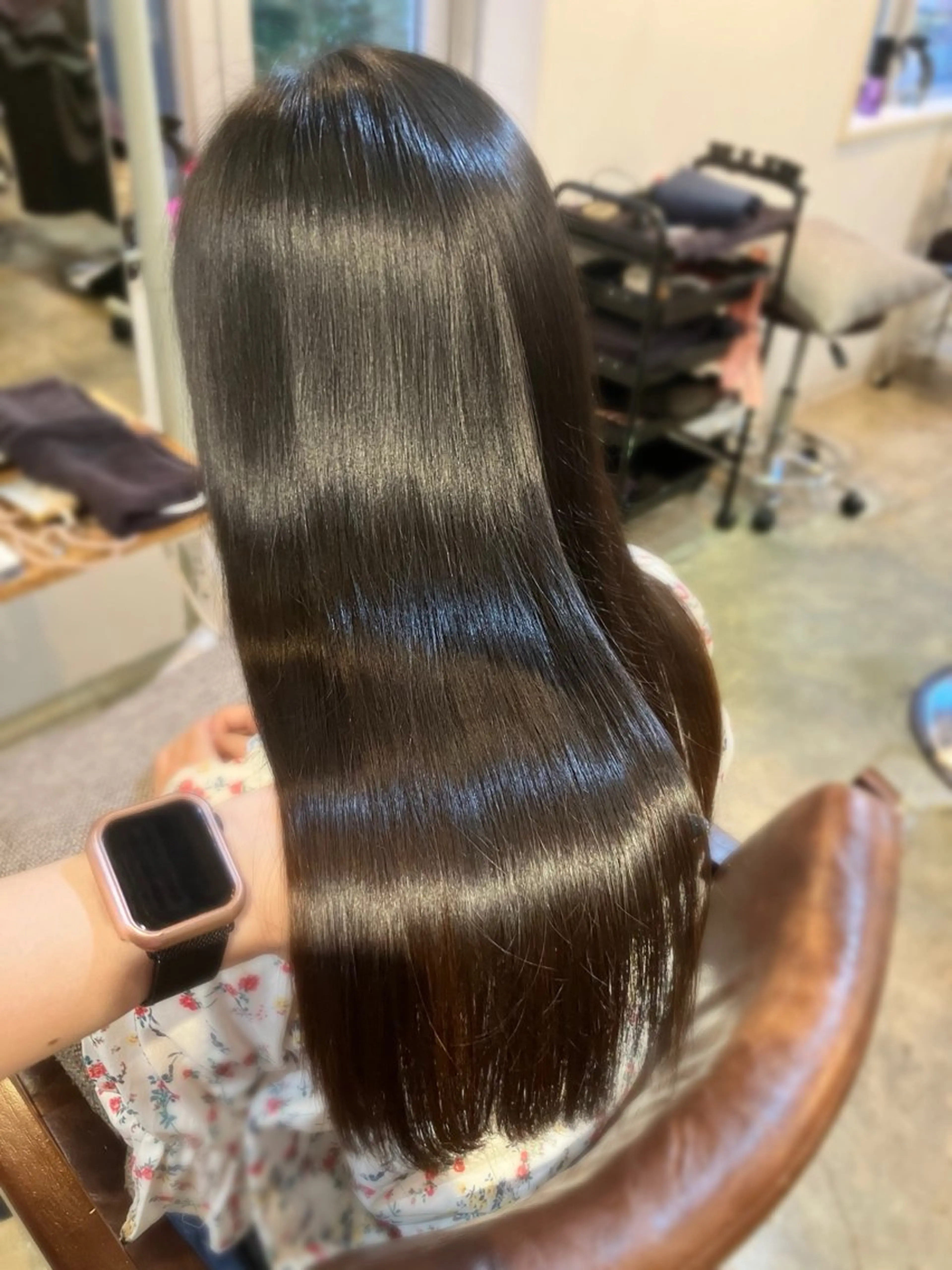 ロング 縮毛矯正 カット ヘアカラー 縮毛矯正 🫧縮毛矯正支持率 No.1 ほのか🫧のヘアスタイル