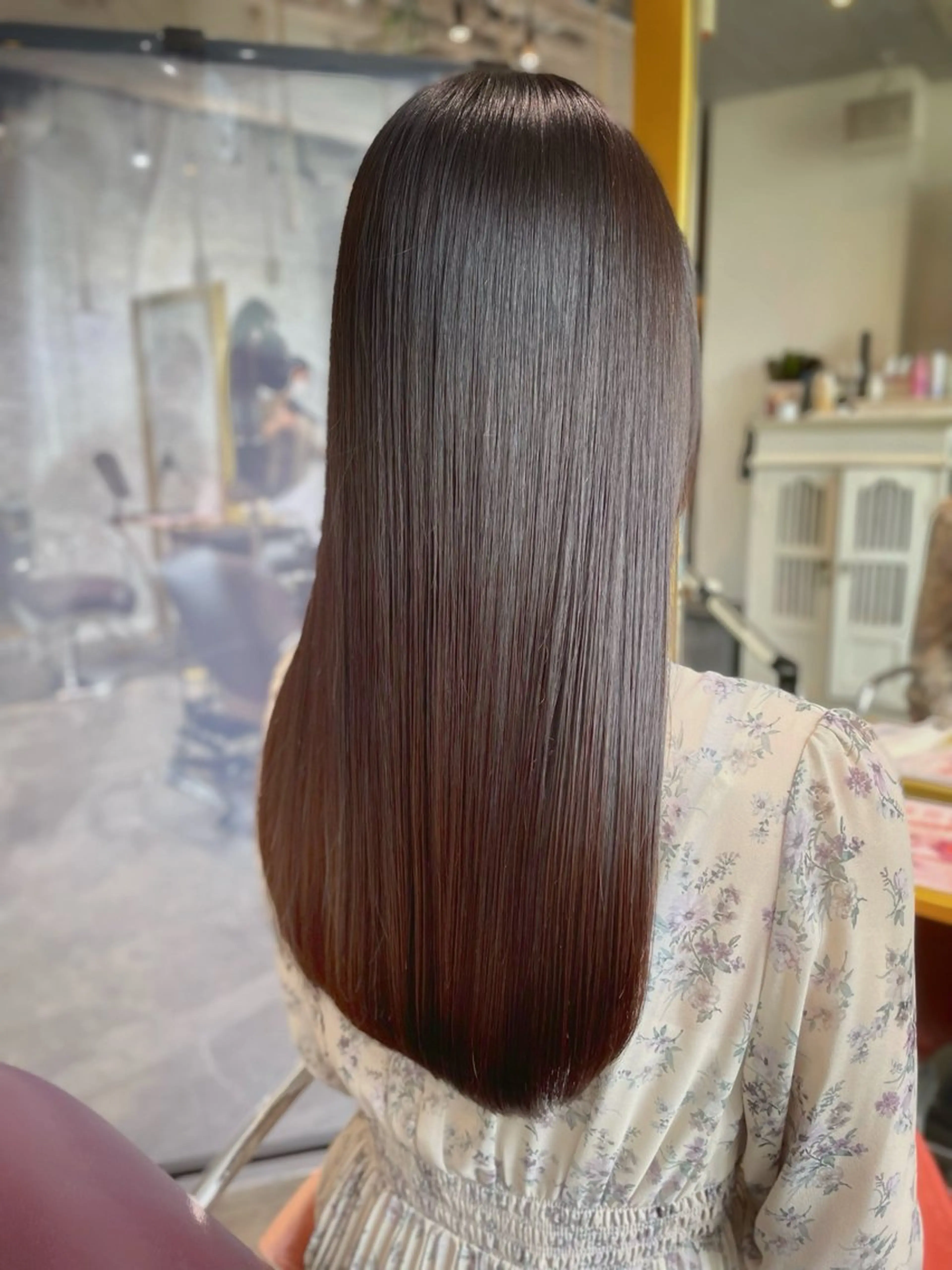 ロング カラー カット ヘアカラー 縮毛矯正 トリートメント 心斎橋/縮毛矯正/ 髪質改善　吉見勇亮のヘアスタイル