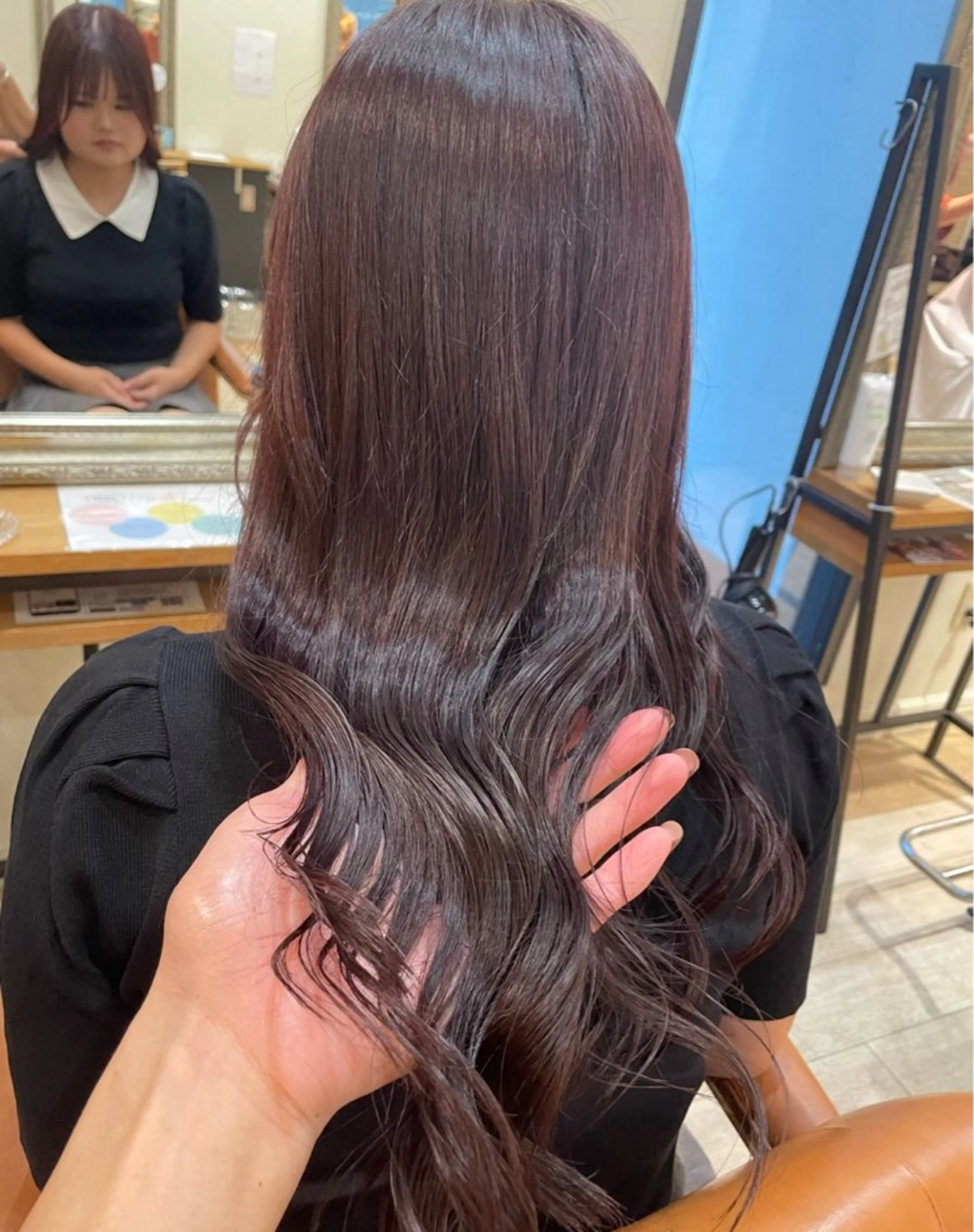 ロング カラー 松尾 遥花のヘアスタイル