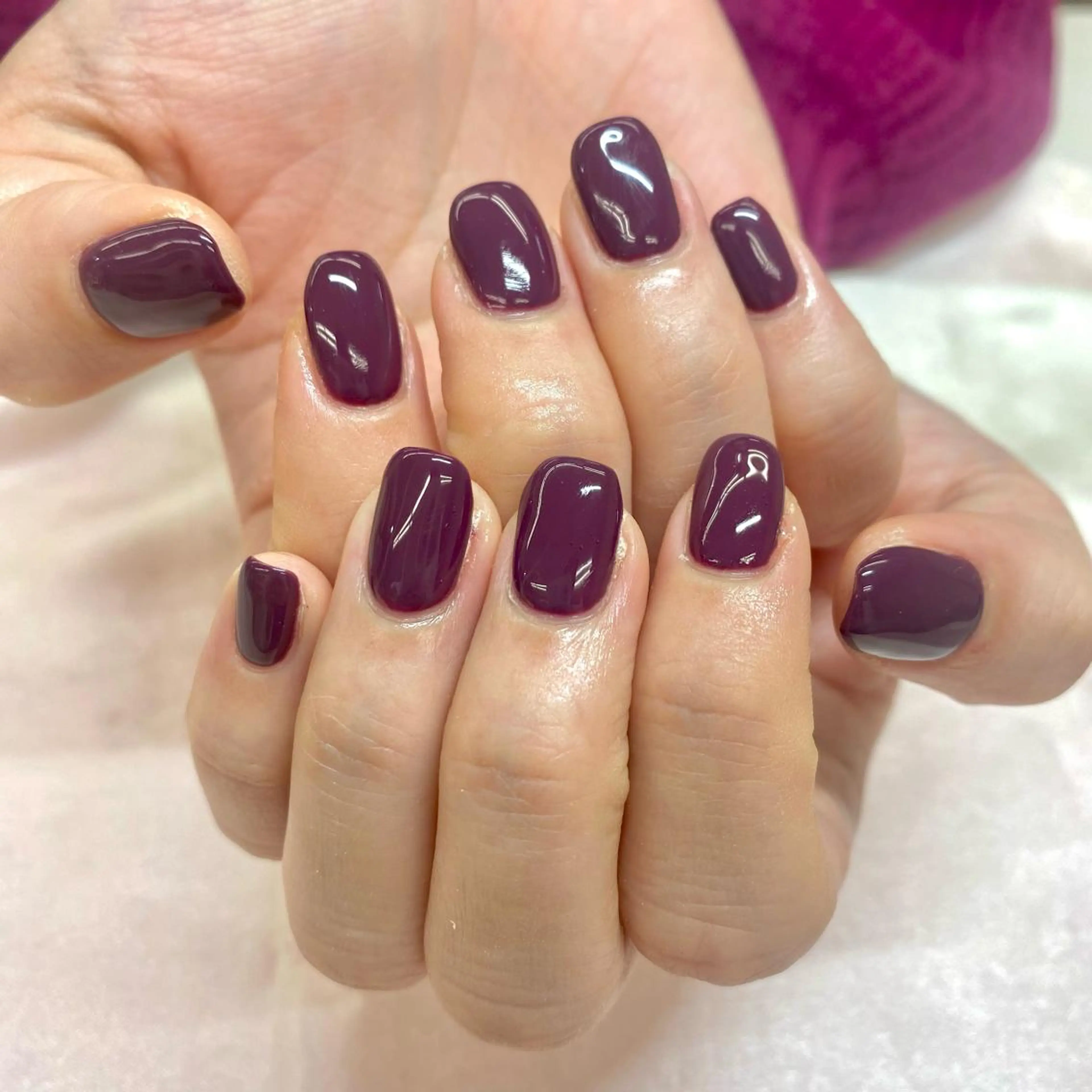 ネイル アニマル柄 オーロラネイル ブラウン 桜ネイル クリアネイル ハンドネイル B☆STELLA SUNAKAWAのネイルデザイン