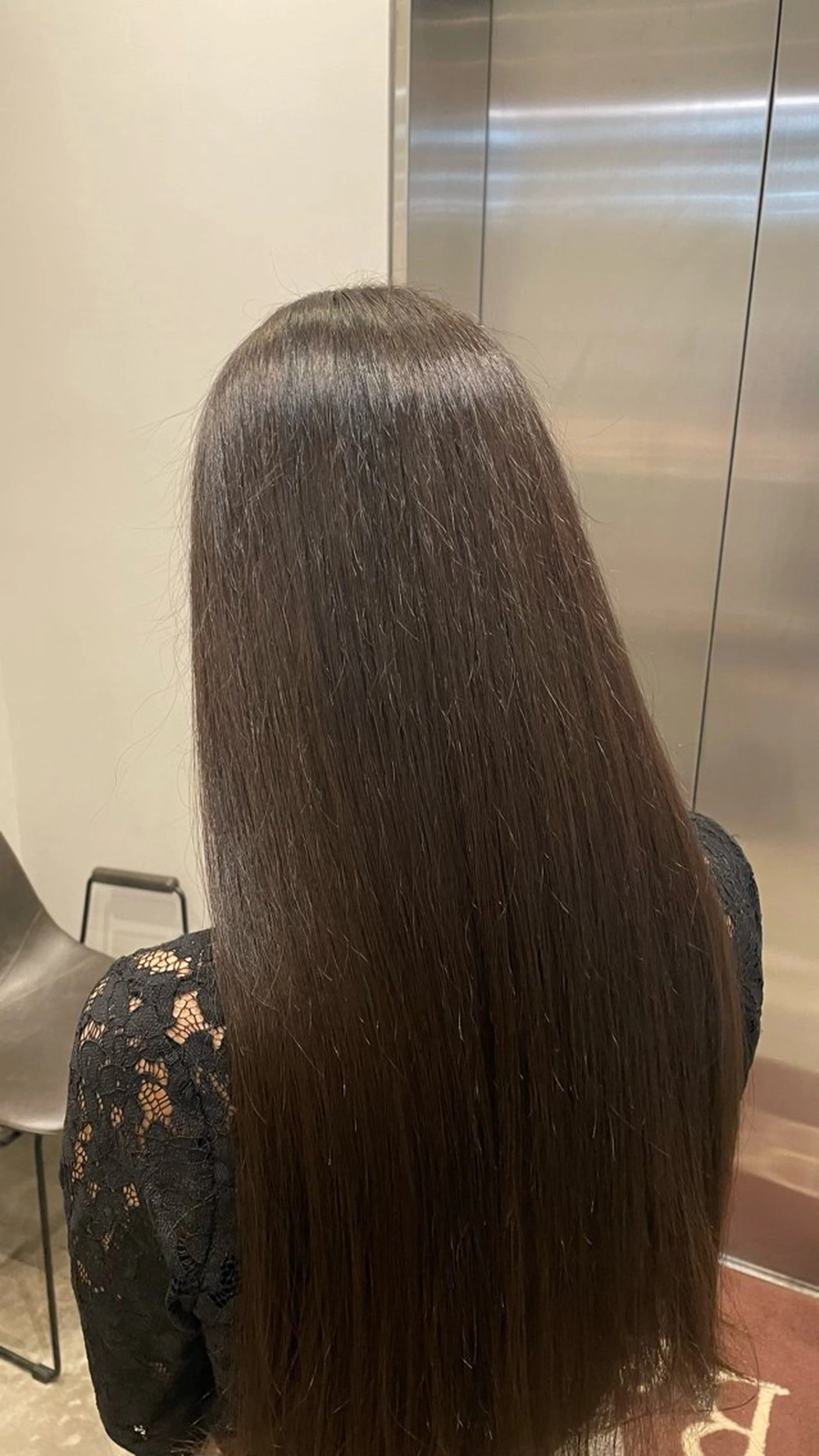 ロング メンズパーマ✨️/ 縮毛カラー🫧あきはのヘアスタイル