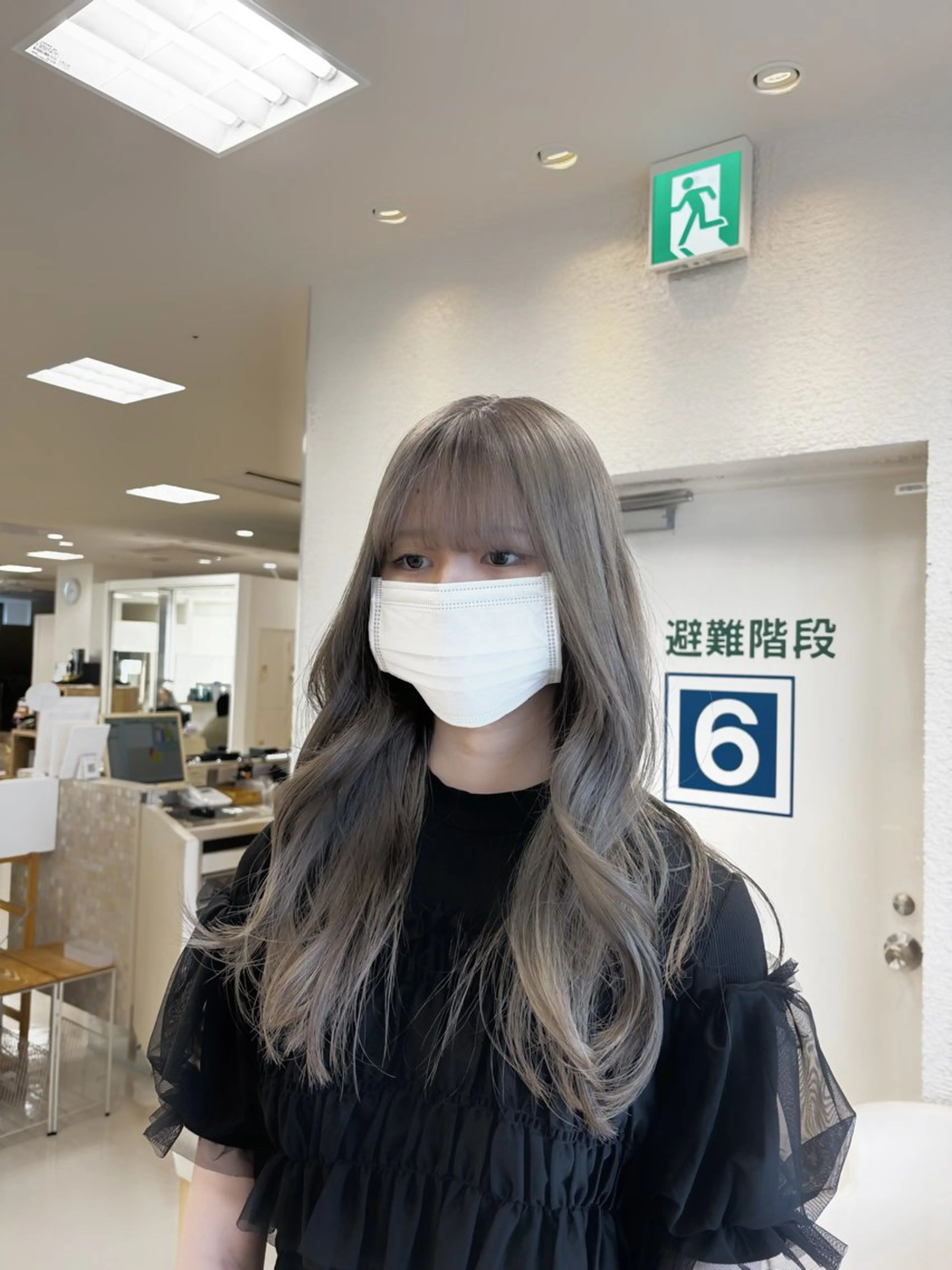 ロング カラー カット ヘアカラー 推し活/韓国/ブリー チカラーminamiのヘアスタイル