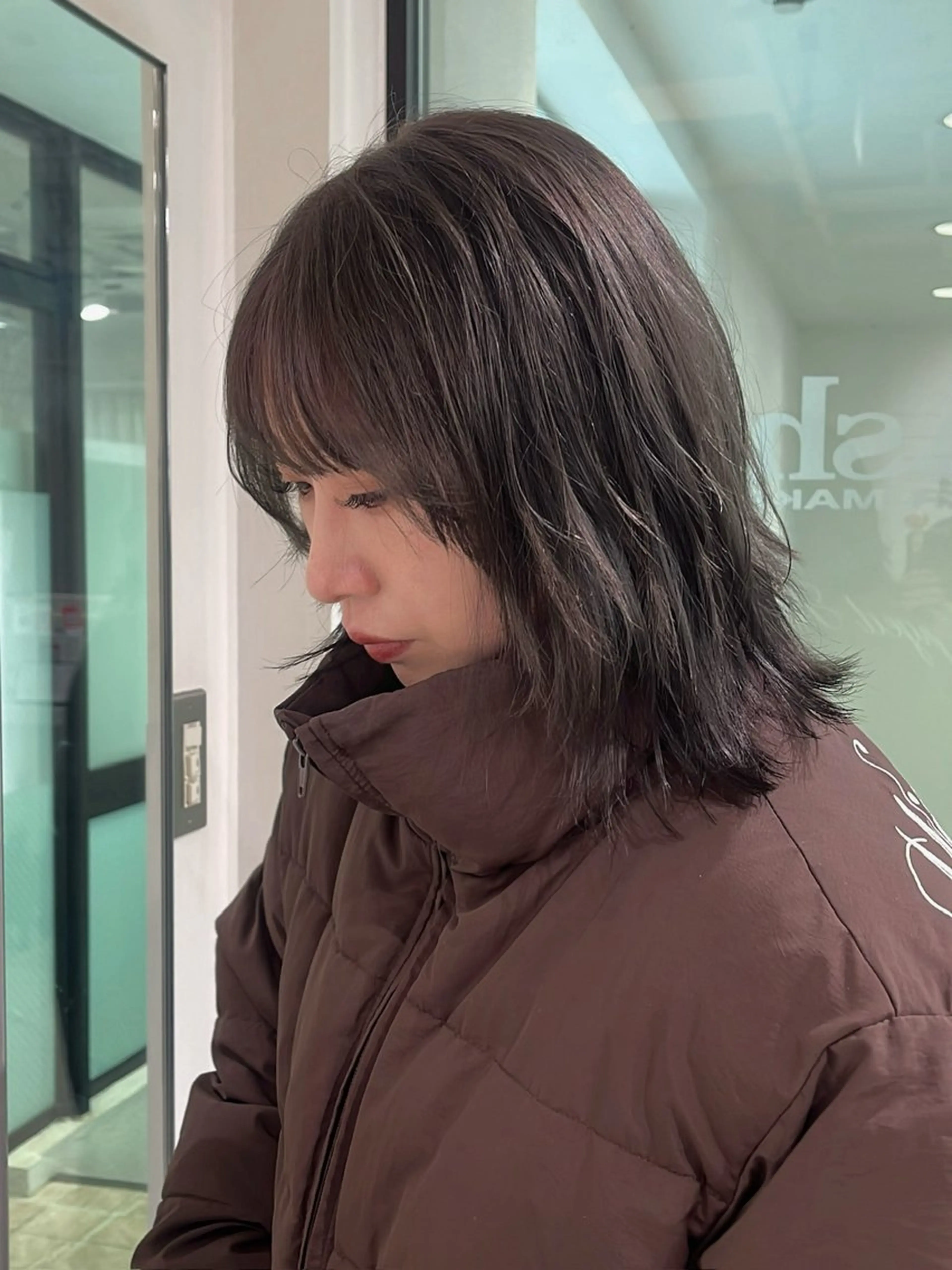 ミディアム 髪質改善 レイヤーカット サイドバング 小顔カット トリートメント カット ヘアカラー 【カラー支持率No. 1】リノ🪐のヘアスタイル