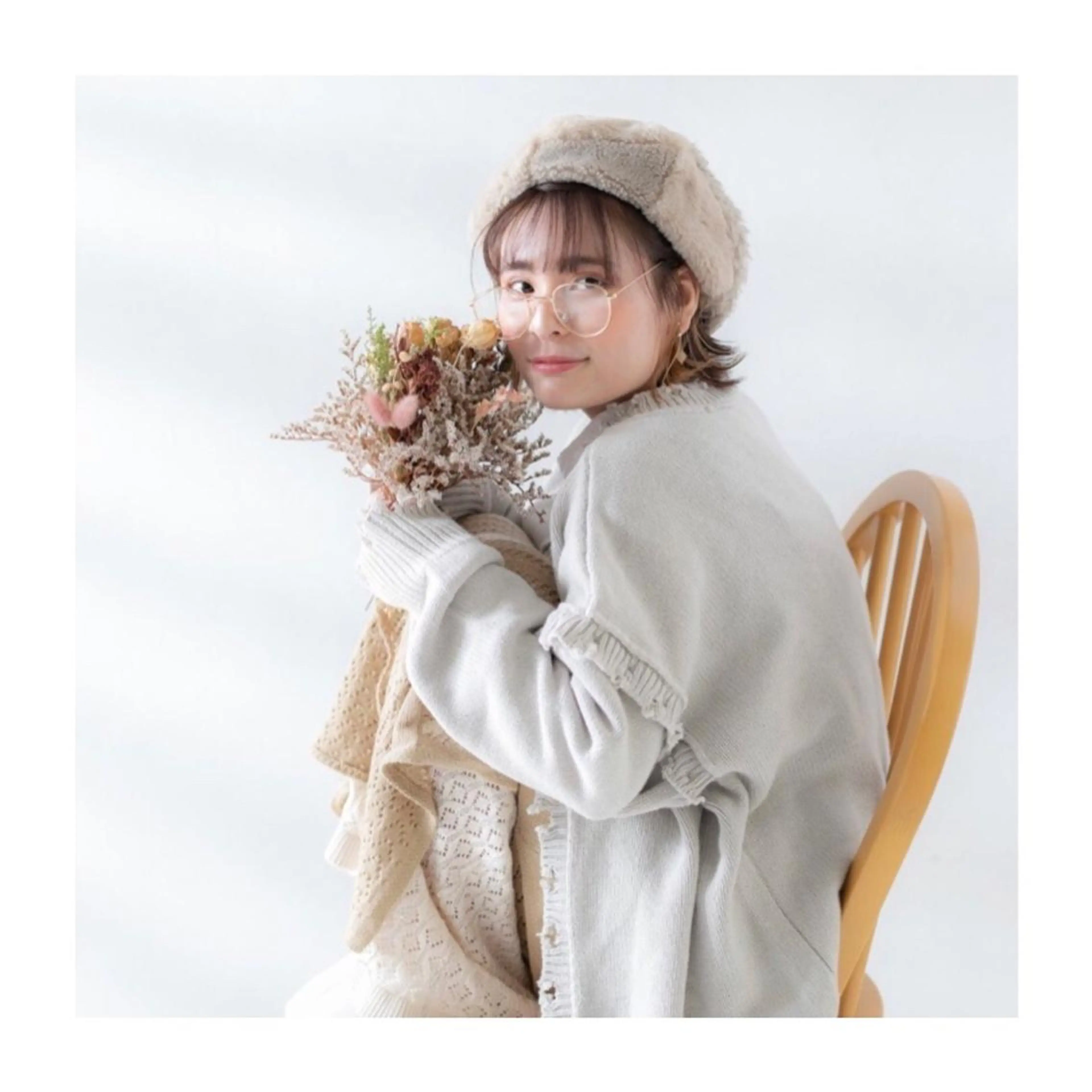 ミディアム ❁⃘ ち だ り さ ❁⃘のヘアスタイル