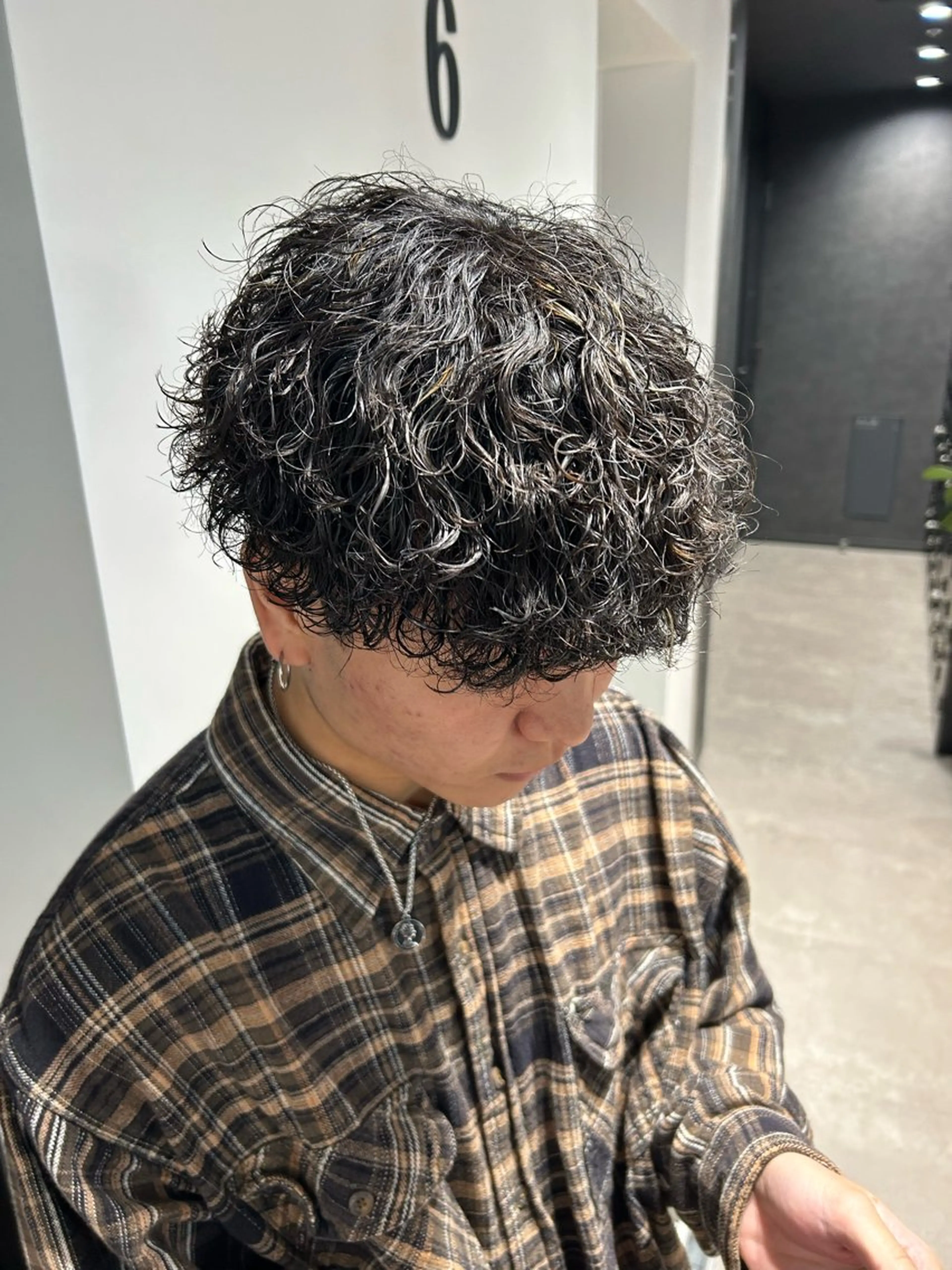 パーマ メンズ カット パーマ トリートメント ヘッドスパ ヘアセット イケメン製造機 🔥上原沙羅🔥のヘアスタイル