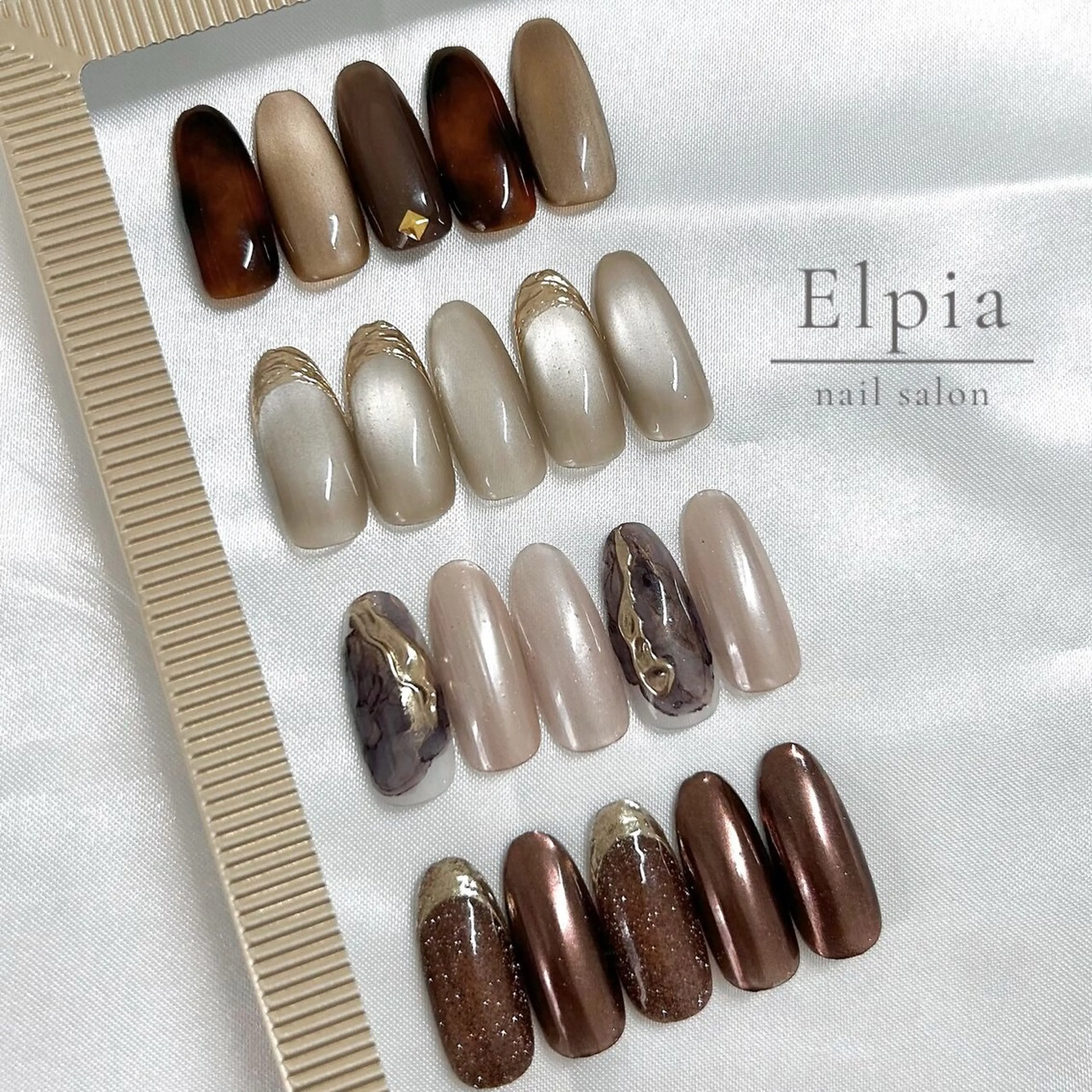 ネイル Elpia所属・Elpia🤎 nail salonのネイルデザイン