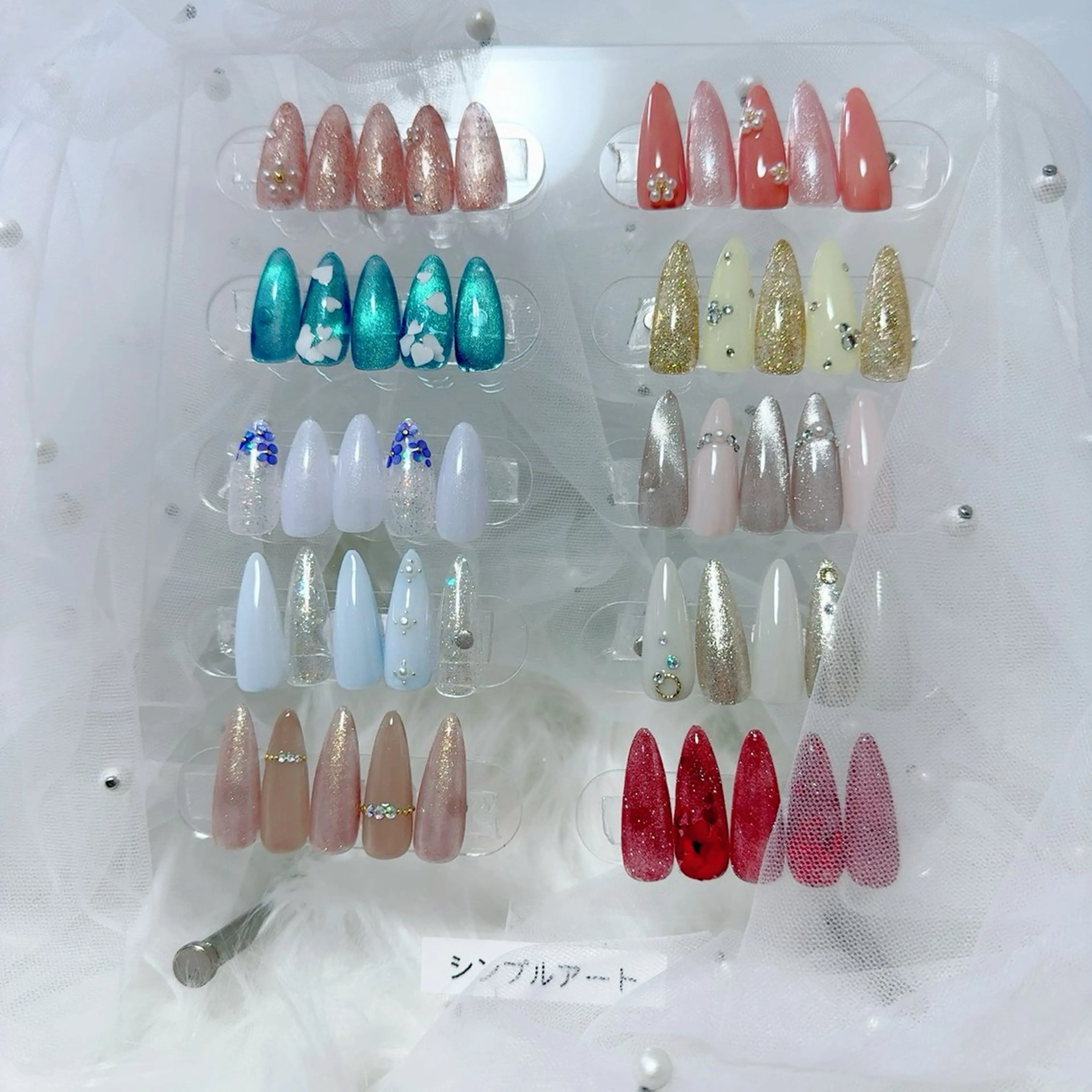 ネイル シンプルネイル BonheurDeux所属・Bonheur LINAのネイルデザイン