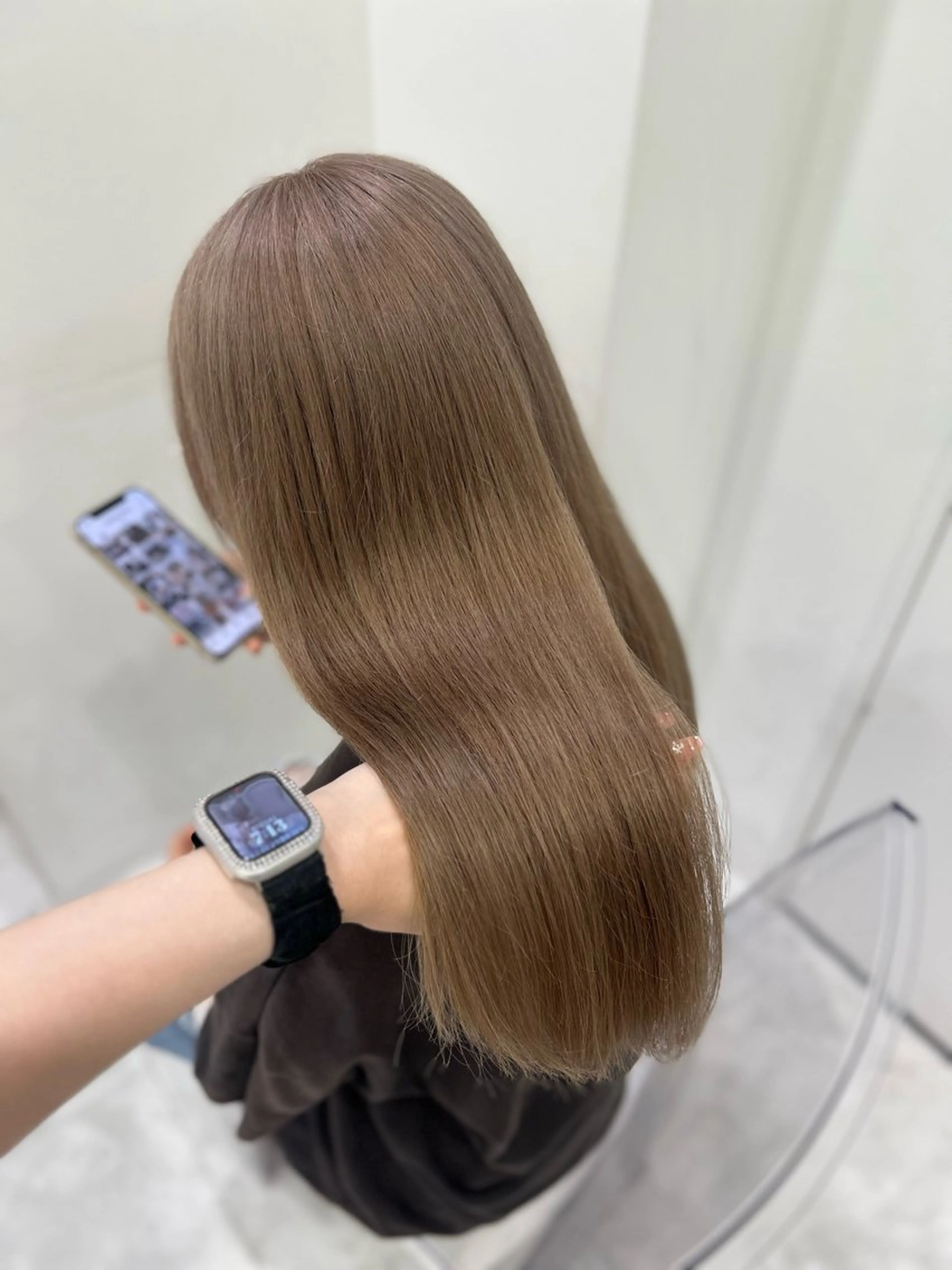 ロング カラー 韓国ヘア🫧 serina🎀のヘアスタイル