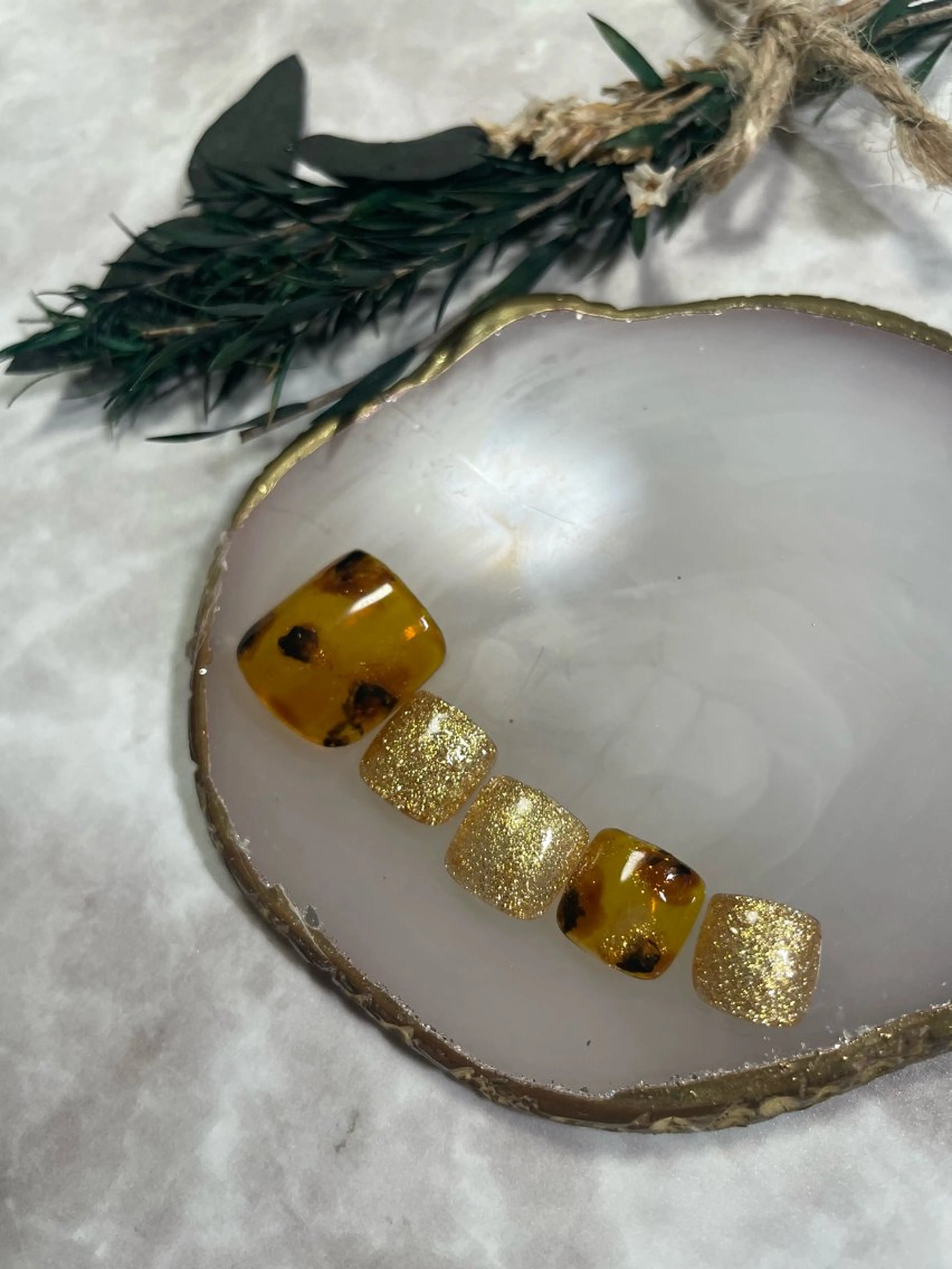 ネイル フットネイル Kuroki Yurikaのネイルデザイン