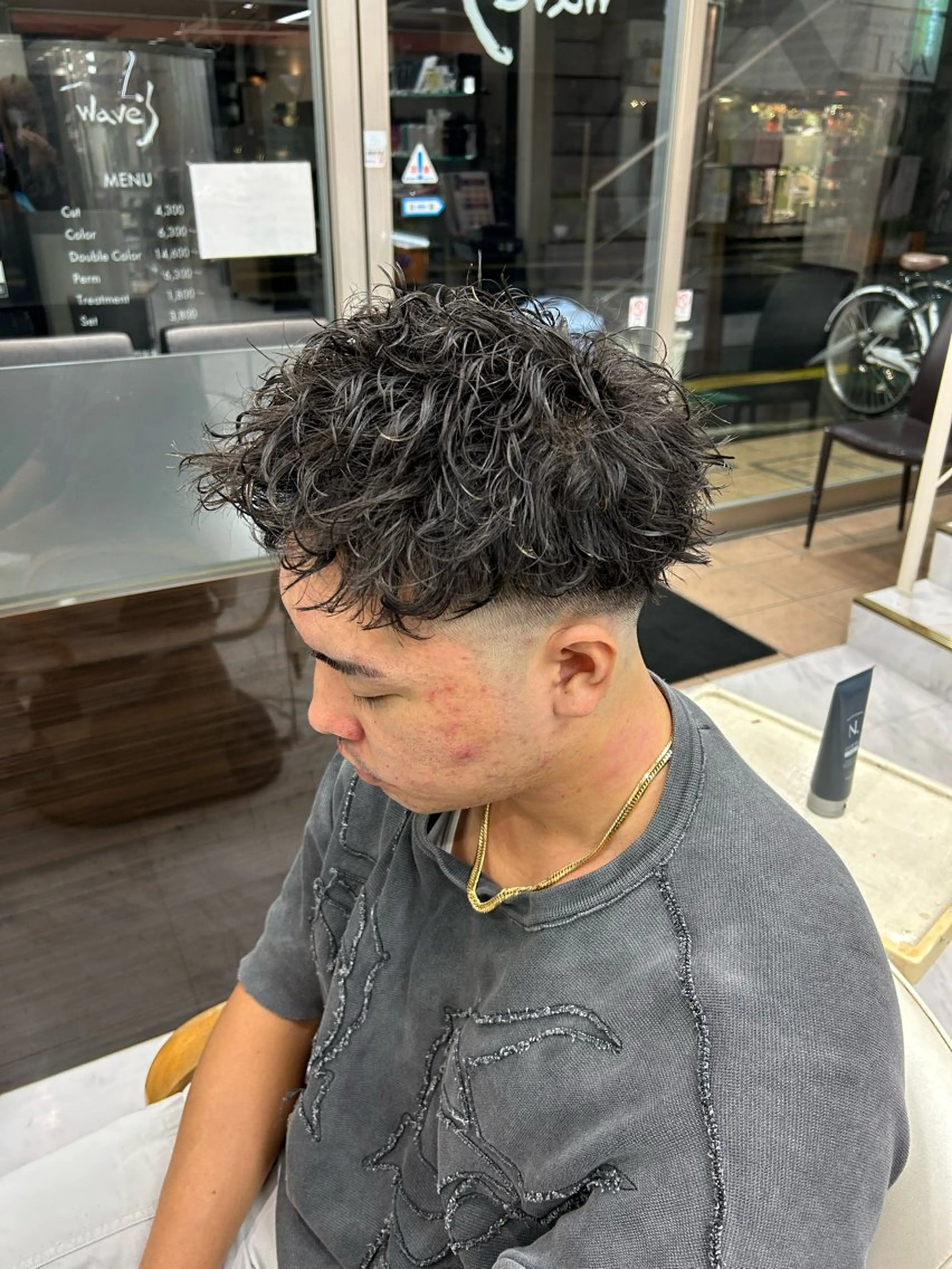 ショート パーマ メンズ メンズパーマ ツイストスパイラルパーマ スパイラルパーマ カット パーマ トリートメント メンズパーマ 💈後閑和真💈のヘアスタイル