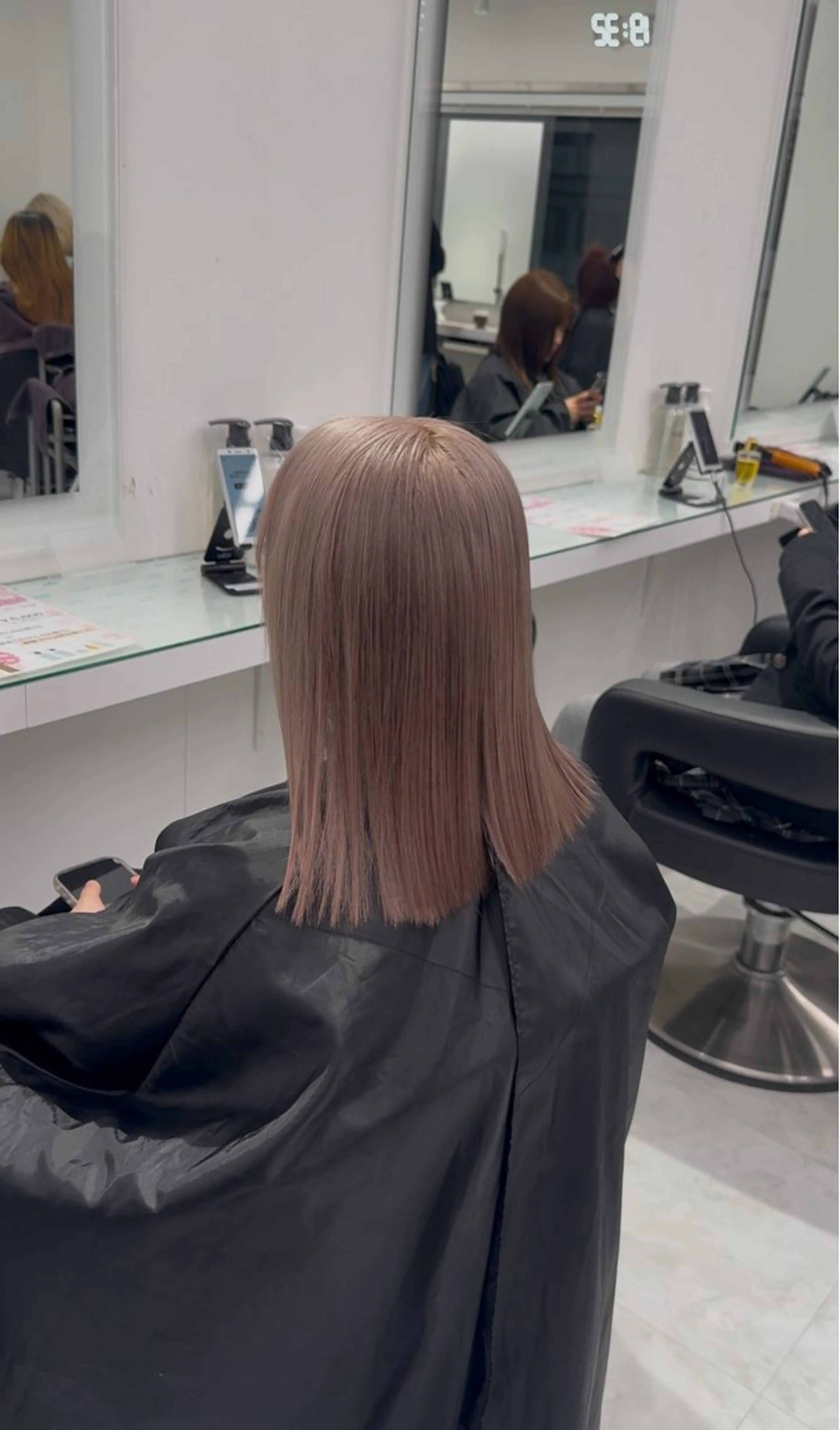 ロング カラー ヘアアレンジ カット ヘアカラー ヘアセット 透け上品ハイトーン 職人ゆうと🤍のヘアスタイル