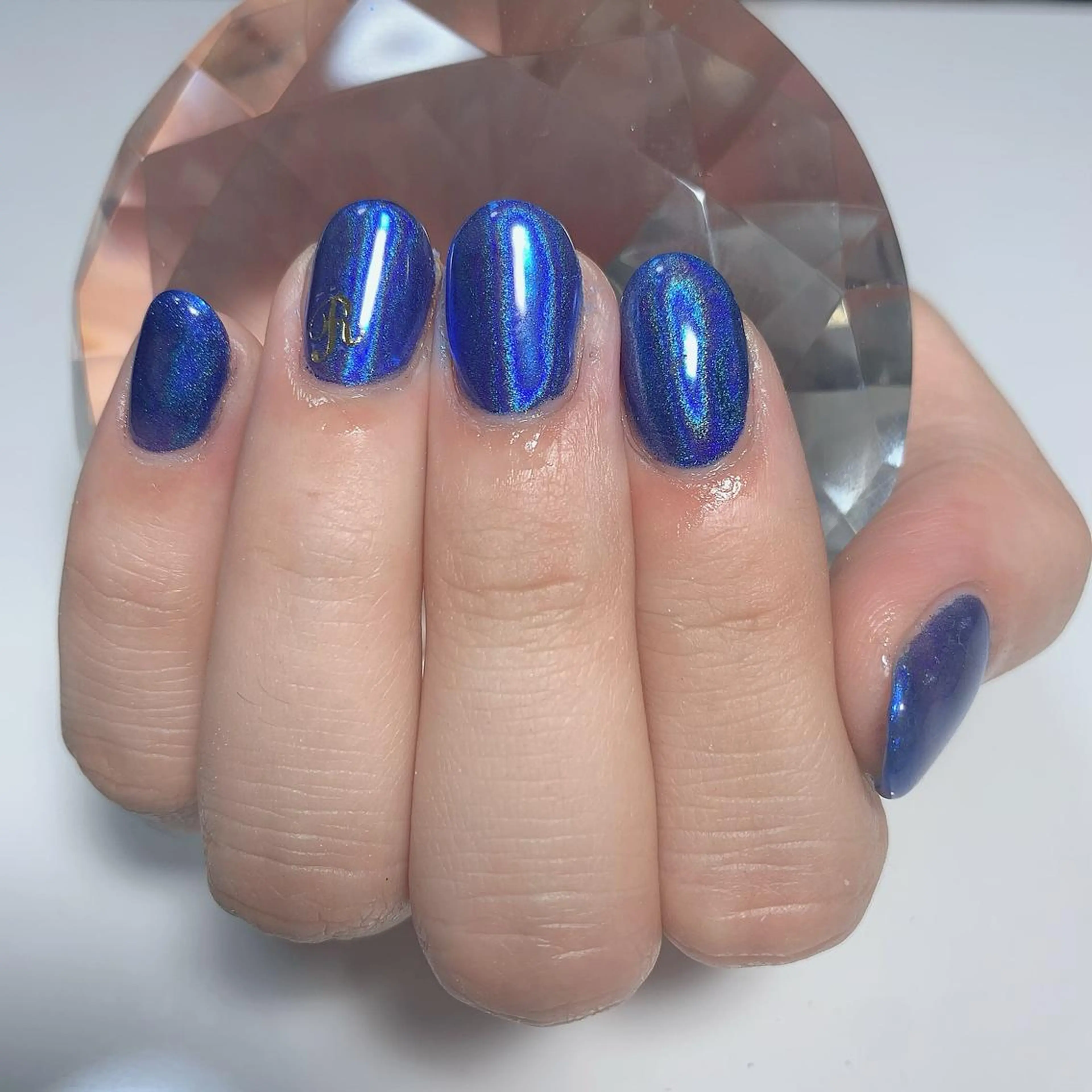 ネイル ブルー salon de belnetta所属・kayo 💅のネイルデザイン