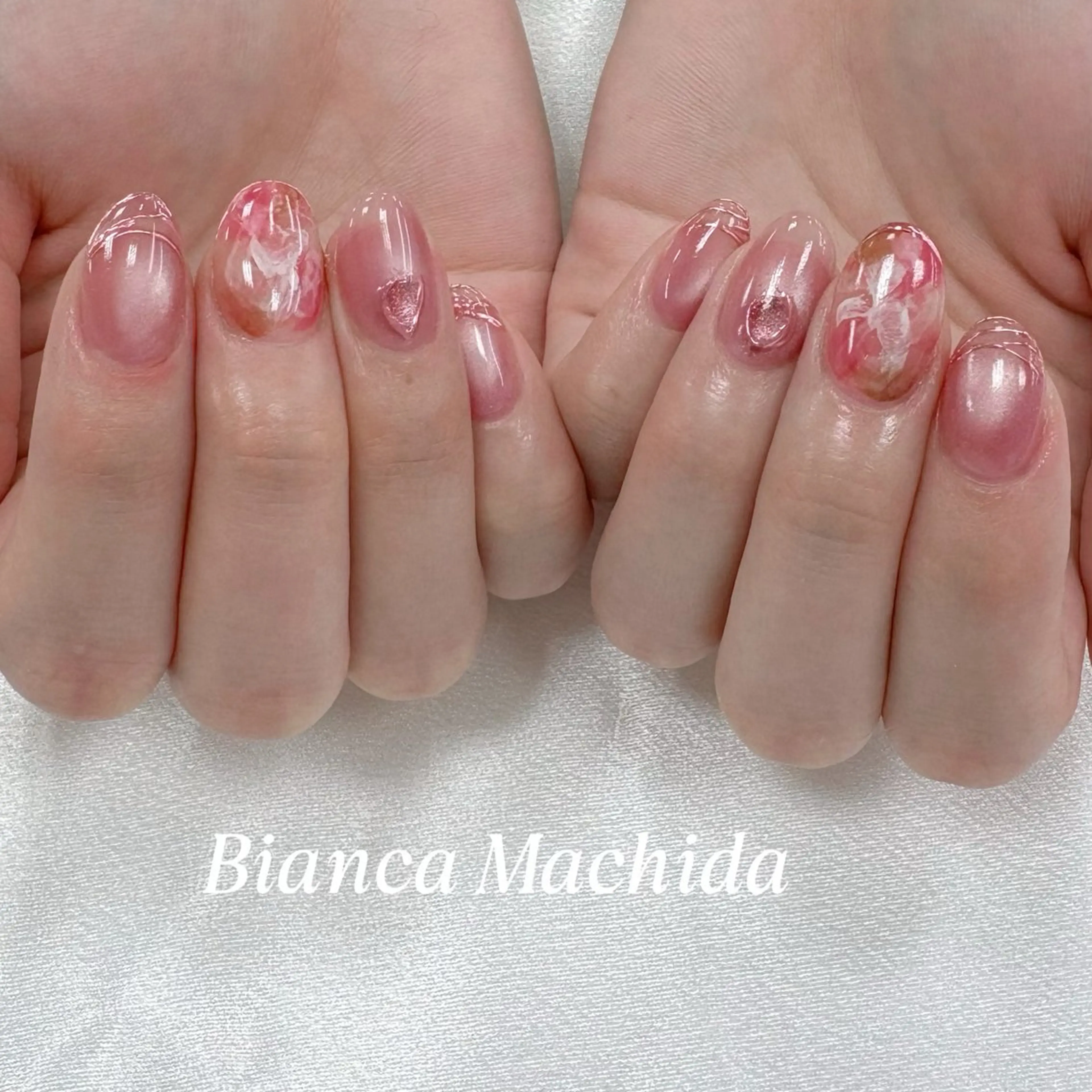 ネイル ハンドネイル Bianca 🌟 yanagihasiのネイルデザイン