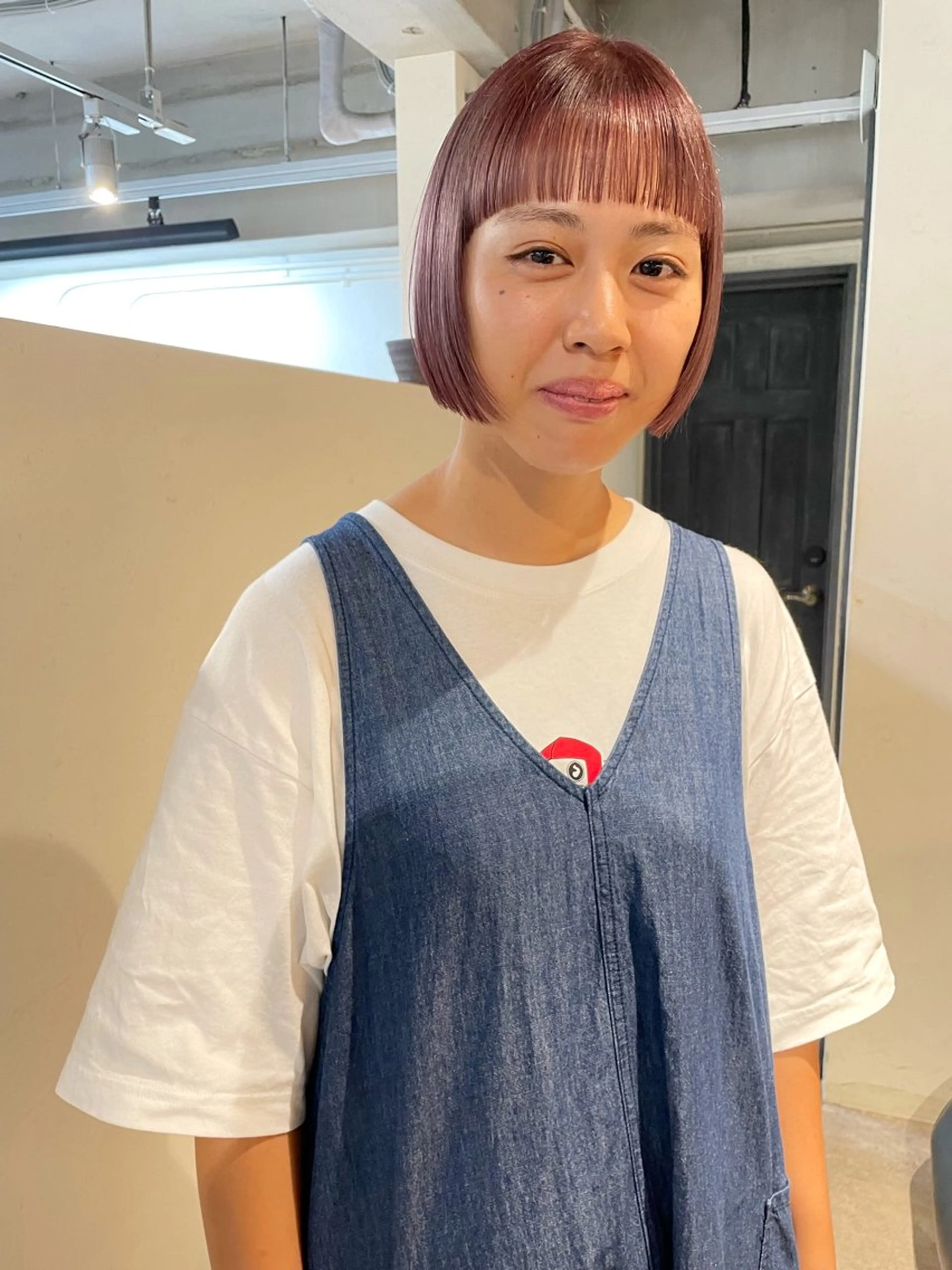 ショート カラー ヘアアレンジ 丸山渉/パーマ エフェクトブリーチのヘアスタイル