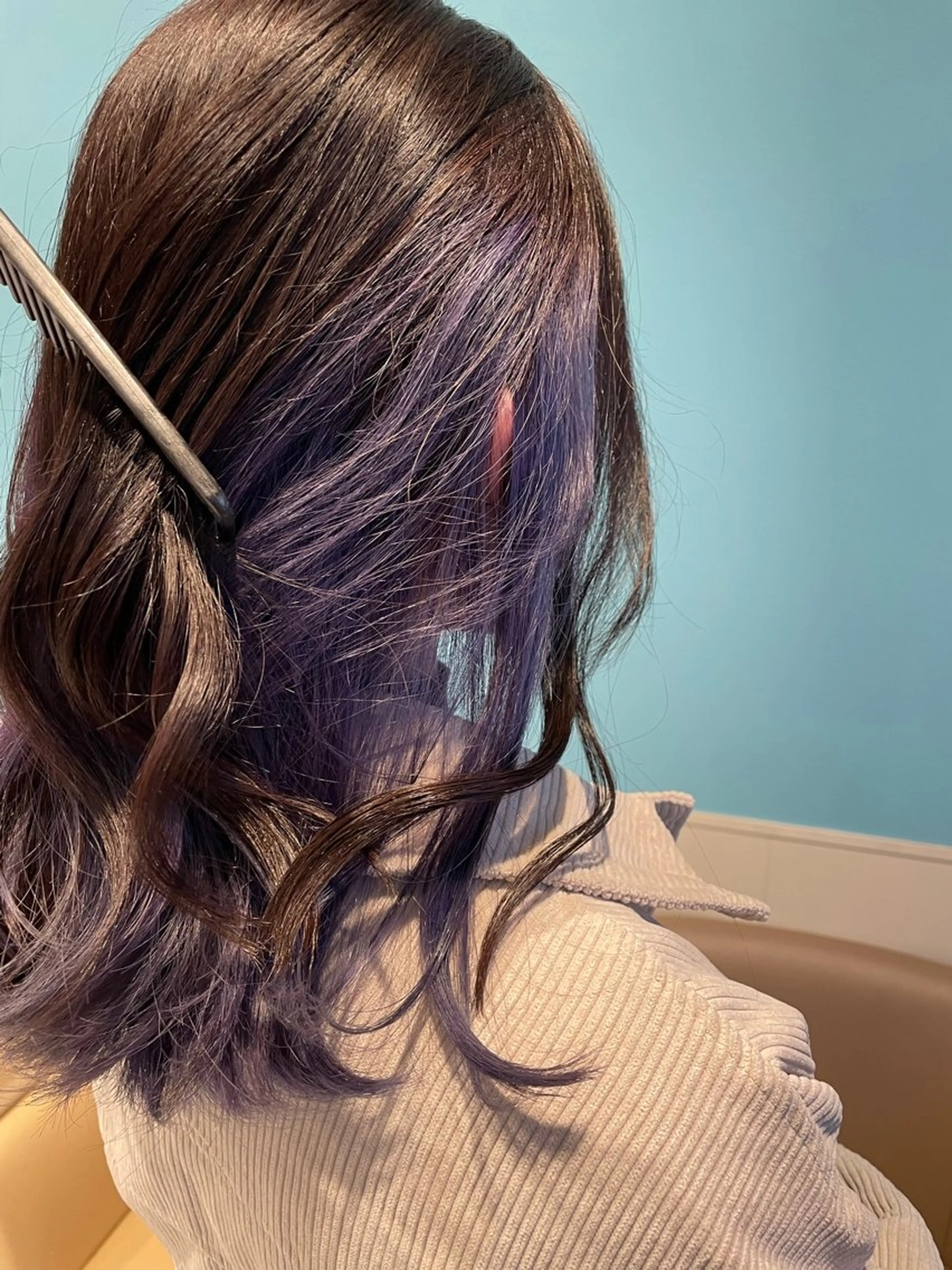 ロング カット ヘアカラー トリートメント 日置 大智のヘアスタイル