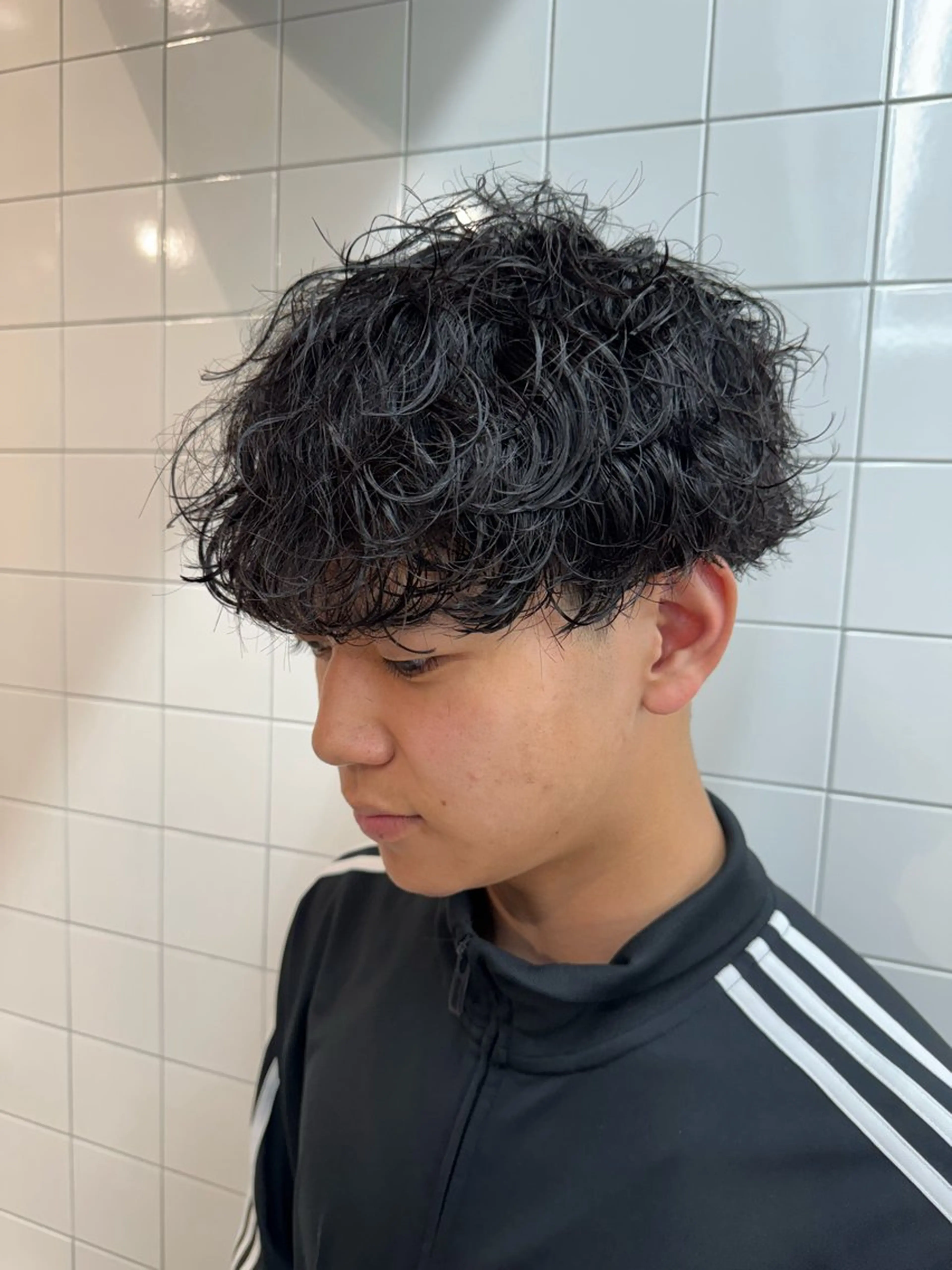 パーマ メンズ 波巻きパーマ カット パーマ 大宮メンズ特化/パー マ職人/小川藍人のヘアスタイル