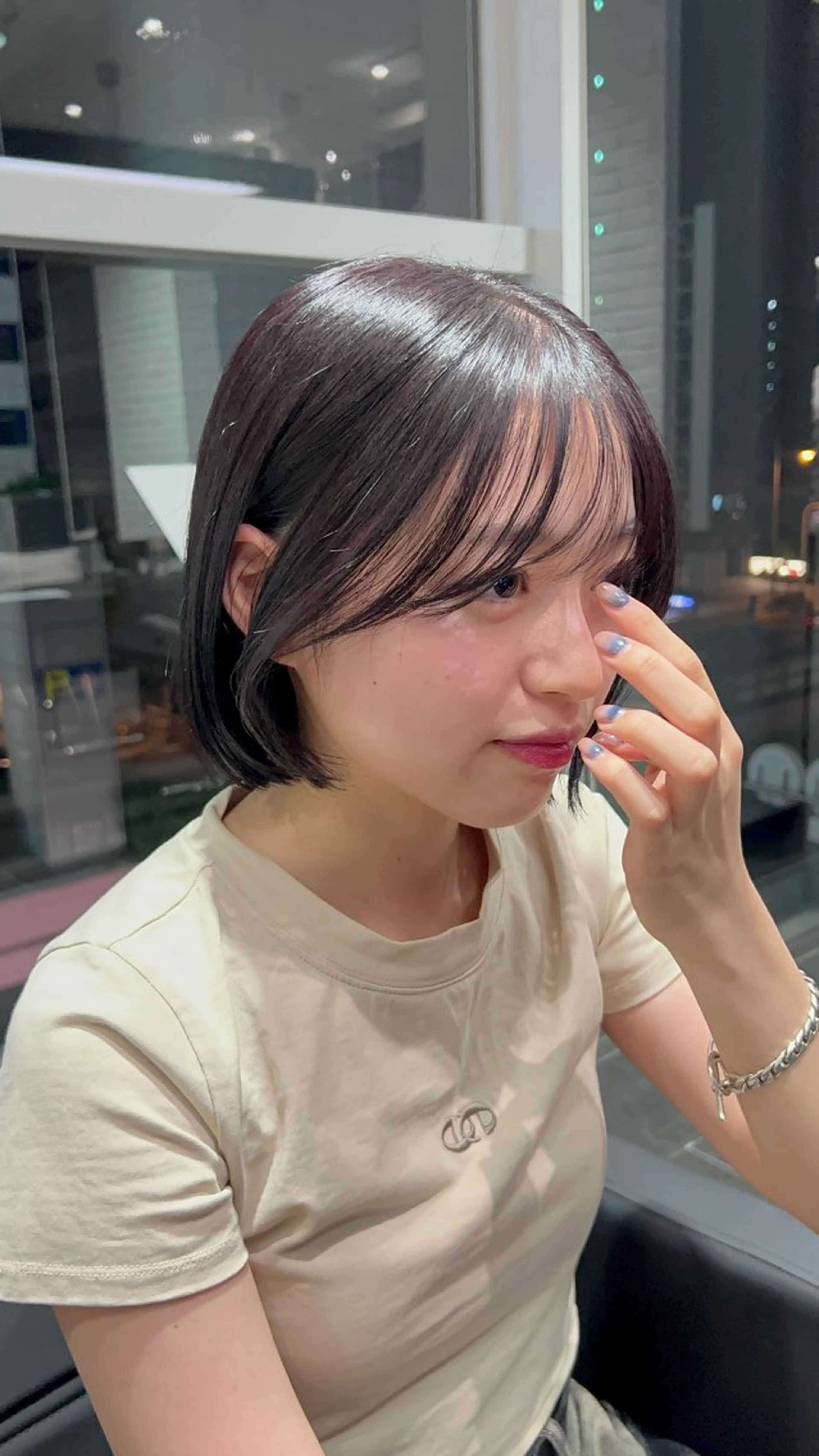 ショート i.osaka所属・たつ/レイヤーカット 顔周り/髪質改善のヘアスタイル