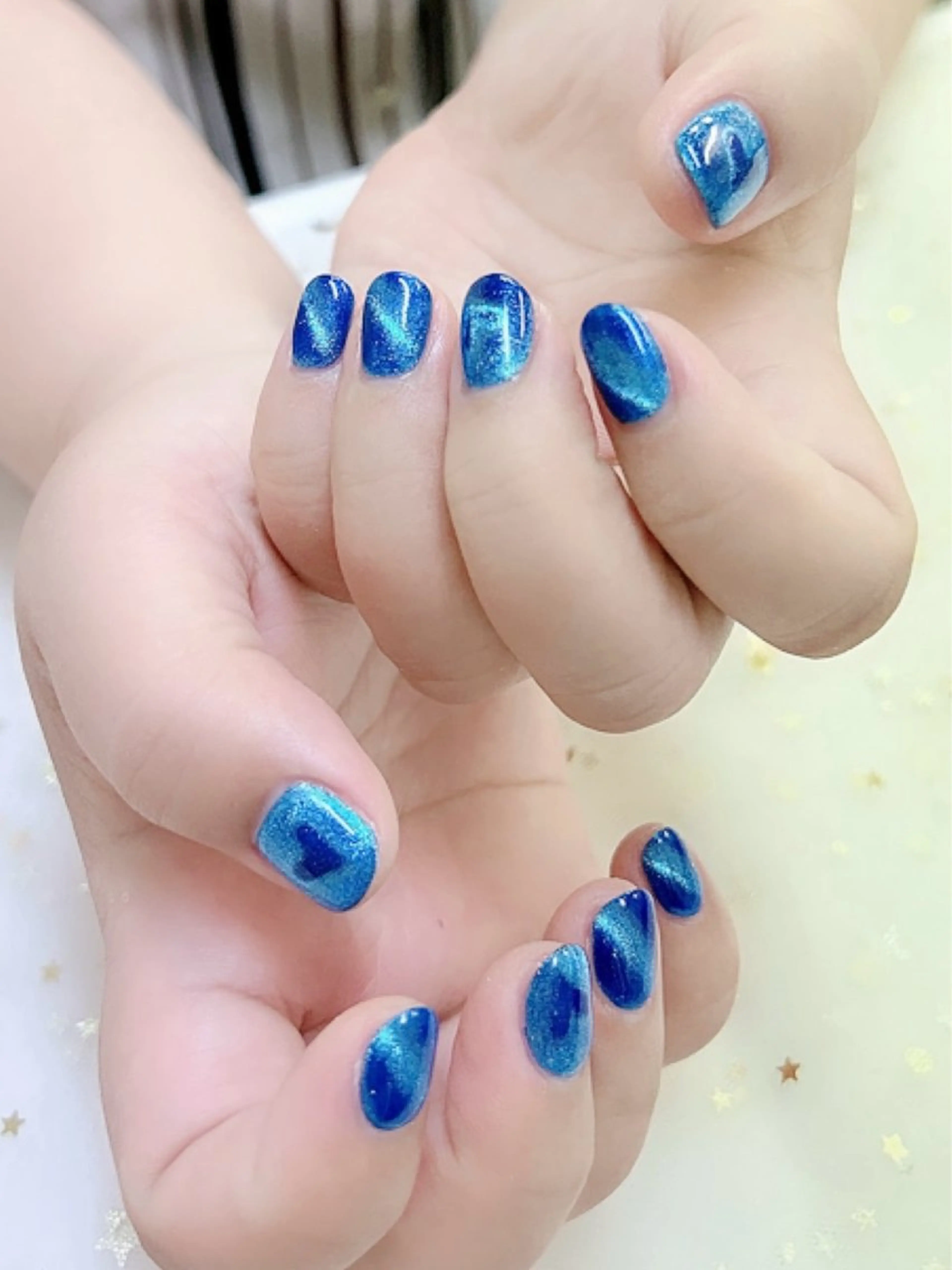 ネイル マグネットネイル ハンドネイル 上福岡 らんらんのネイルデザイン