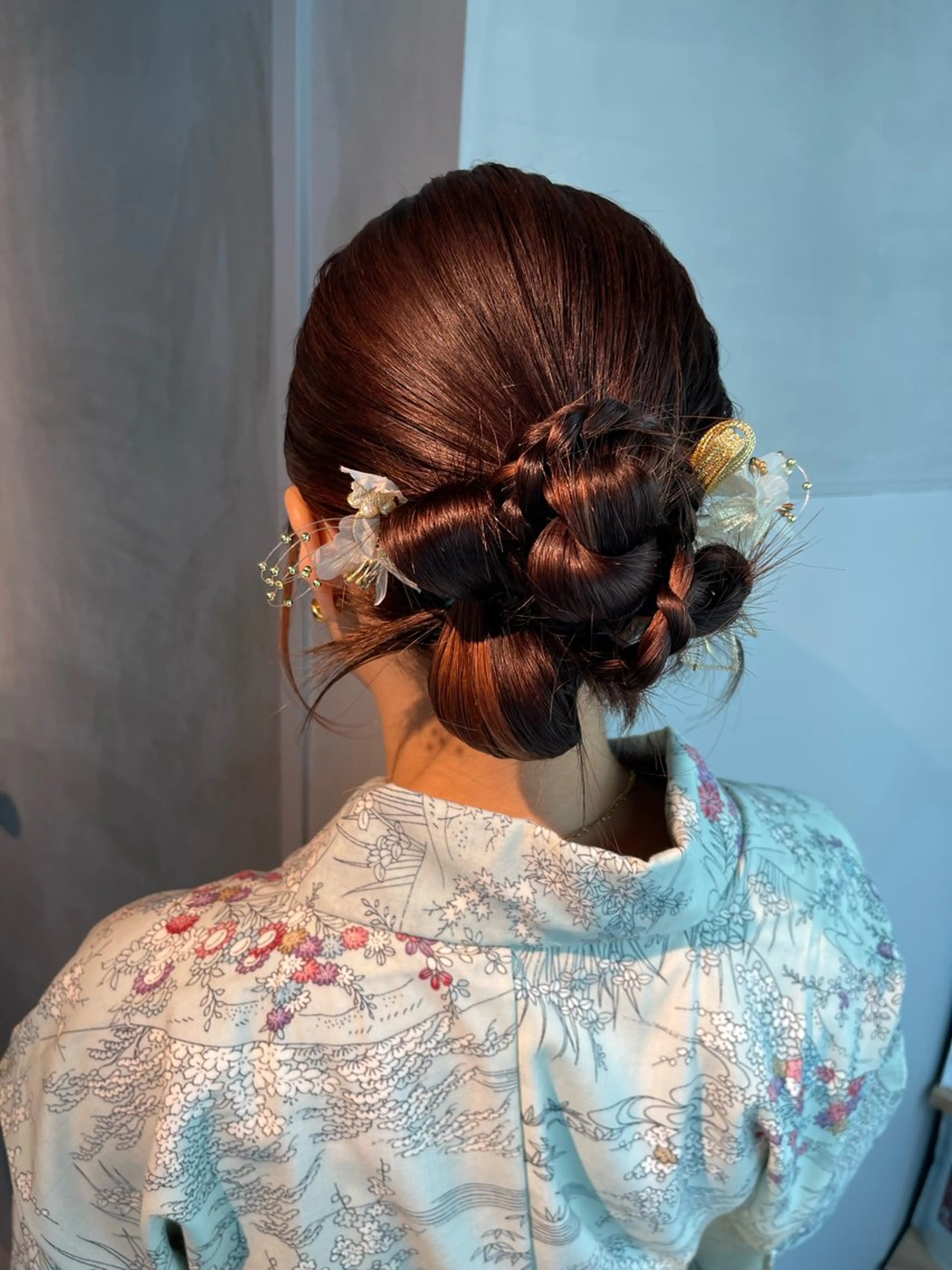 ヘアアレンジ 結婚式・ブライダル 卒業式のヘアスタイル 浴衣 着付け charm《銀座》 ヘアセット/縮毛矯正のヘアスタイル