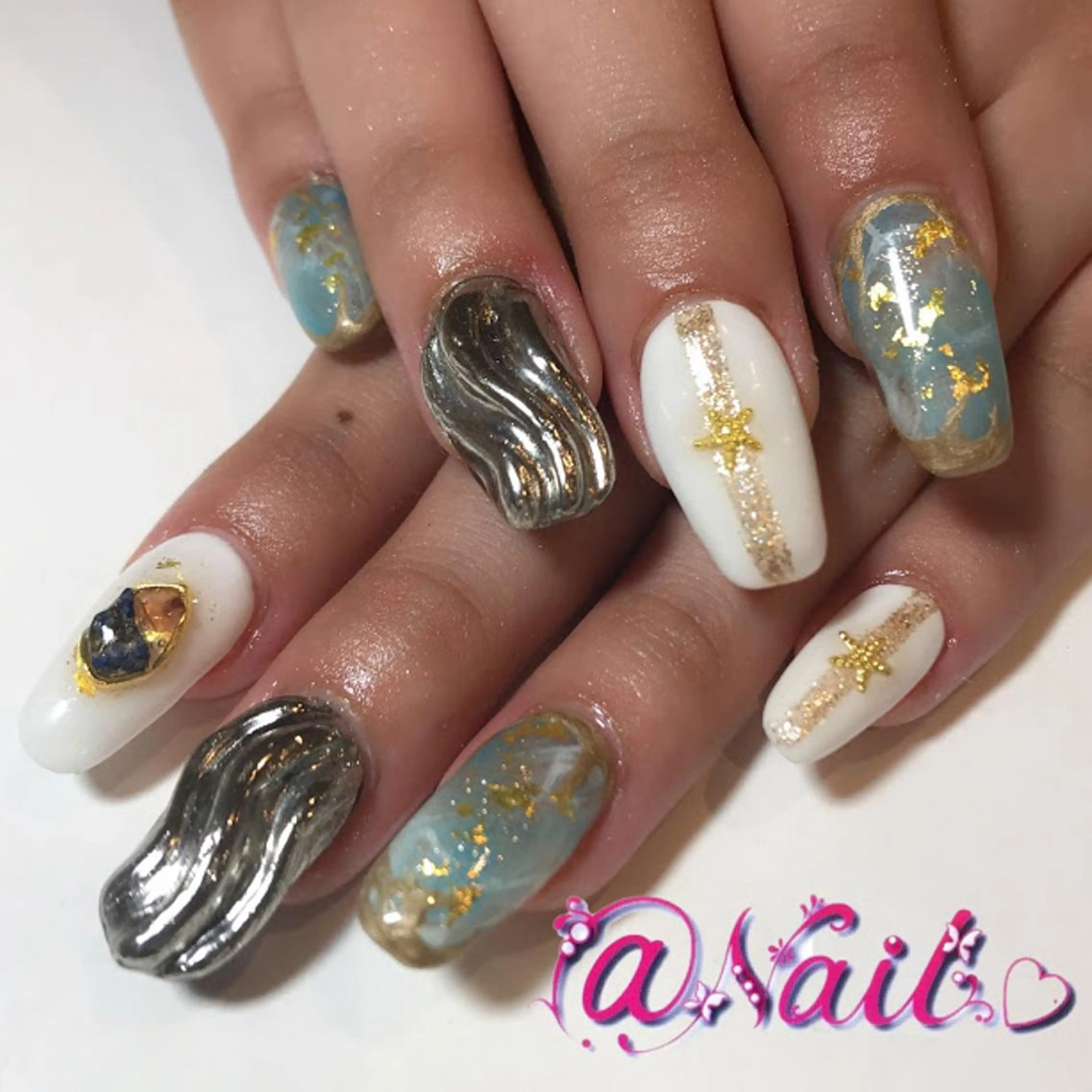 ネイル 小尾 栞のネイルデザイン