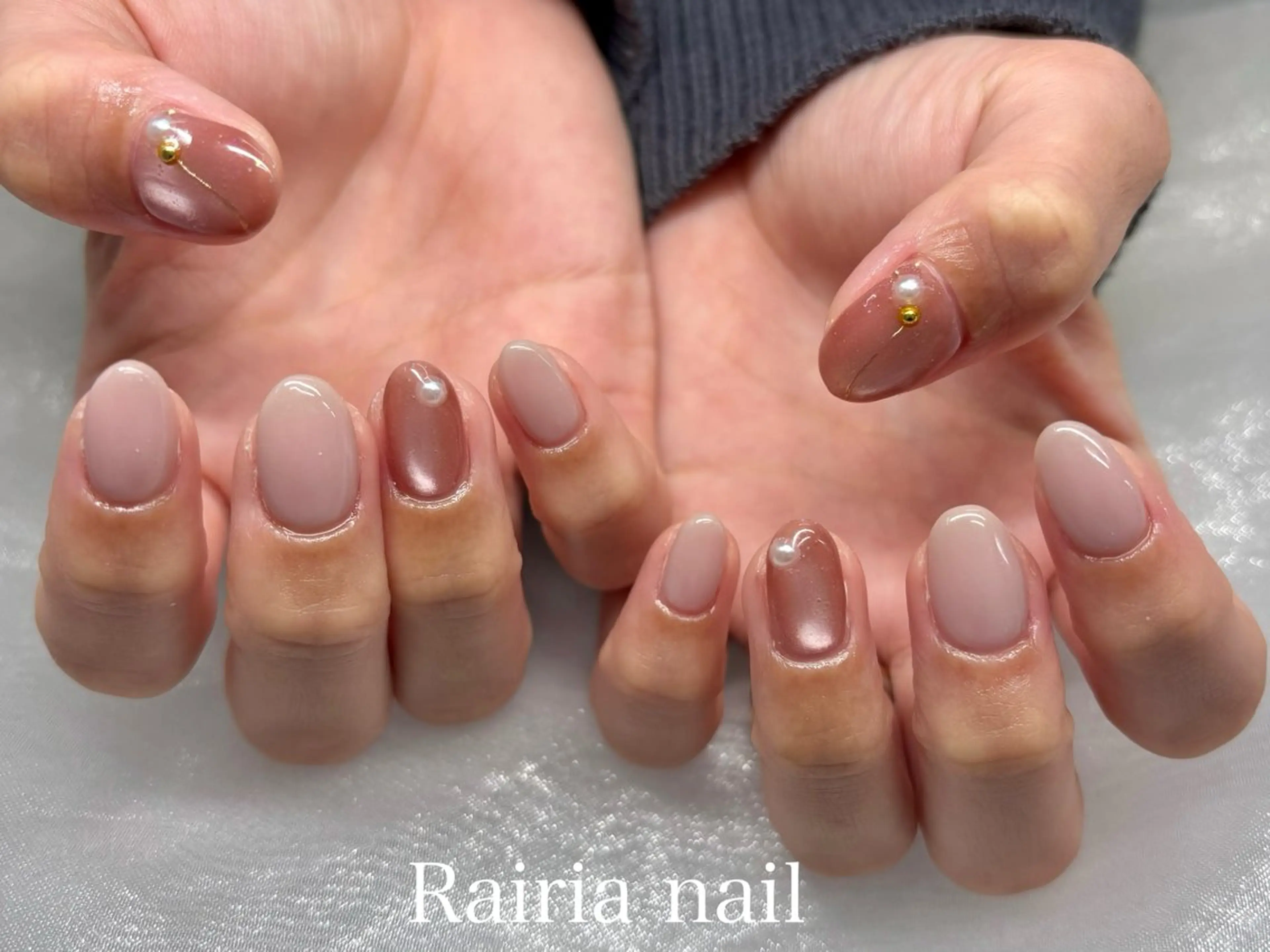 ネイル ハンドネイル rairiaharu パラジェルのネイルデザイン
