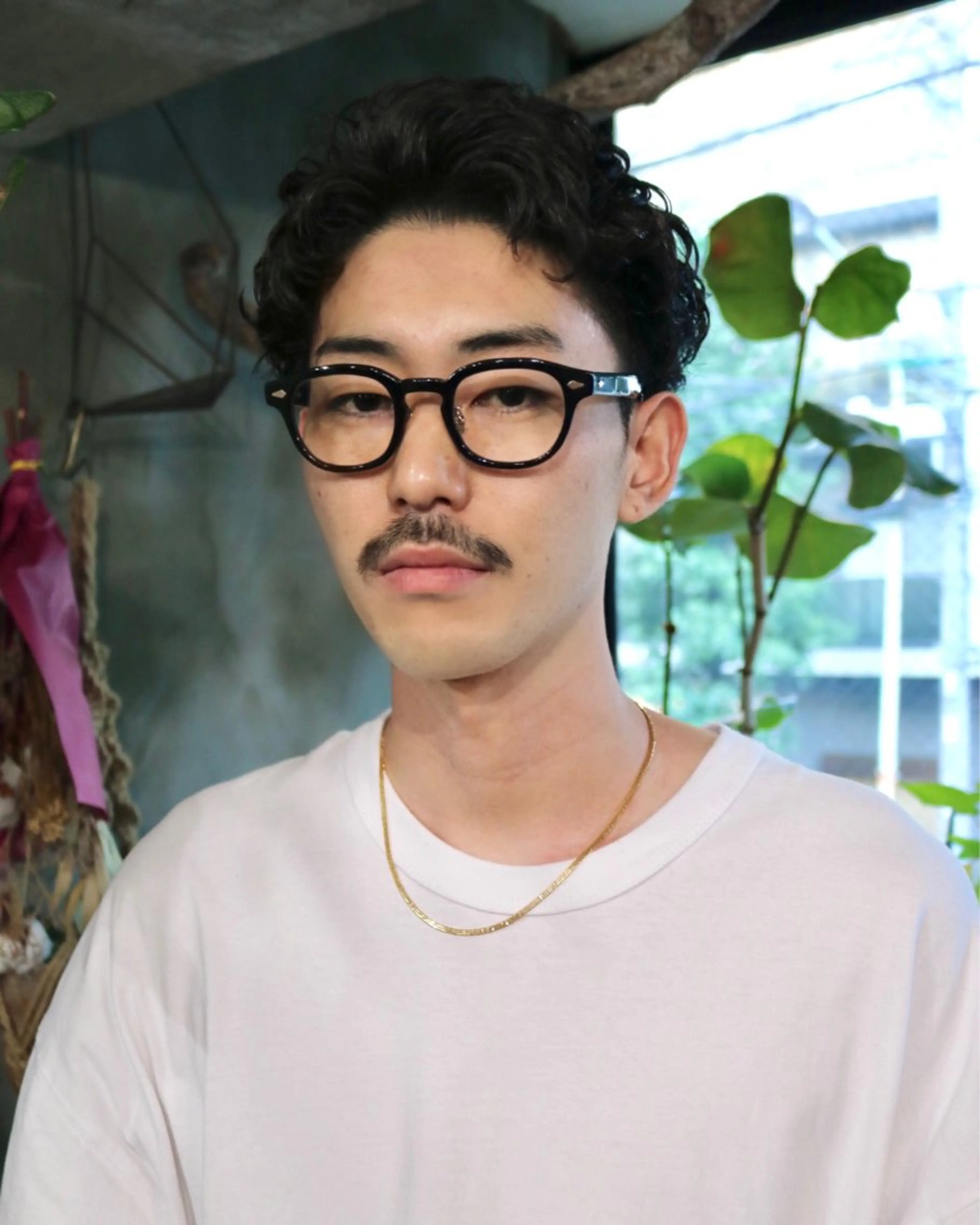 ショート パーマ メンズ カット パーマ トリートメント 木村陸弥 似合わせ 透明感カラー🌿のヘアスタイル