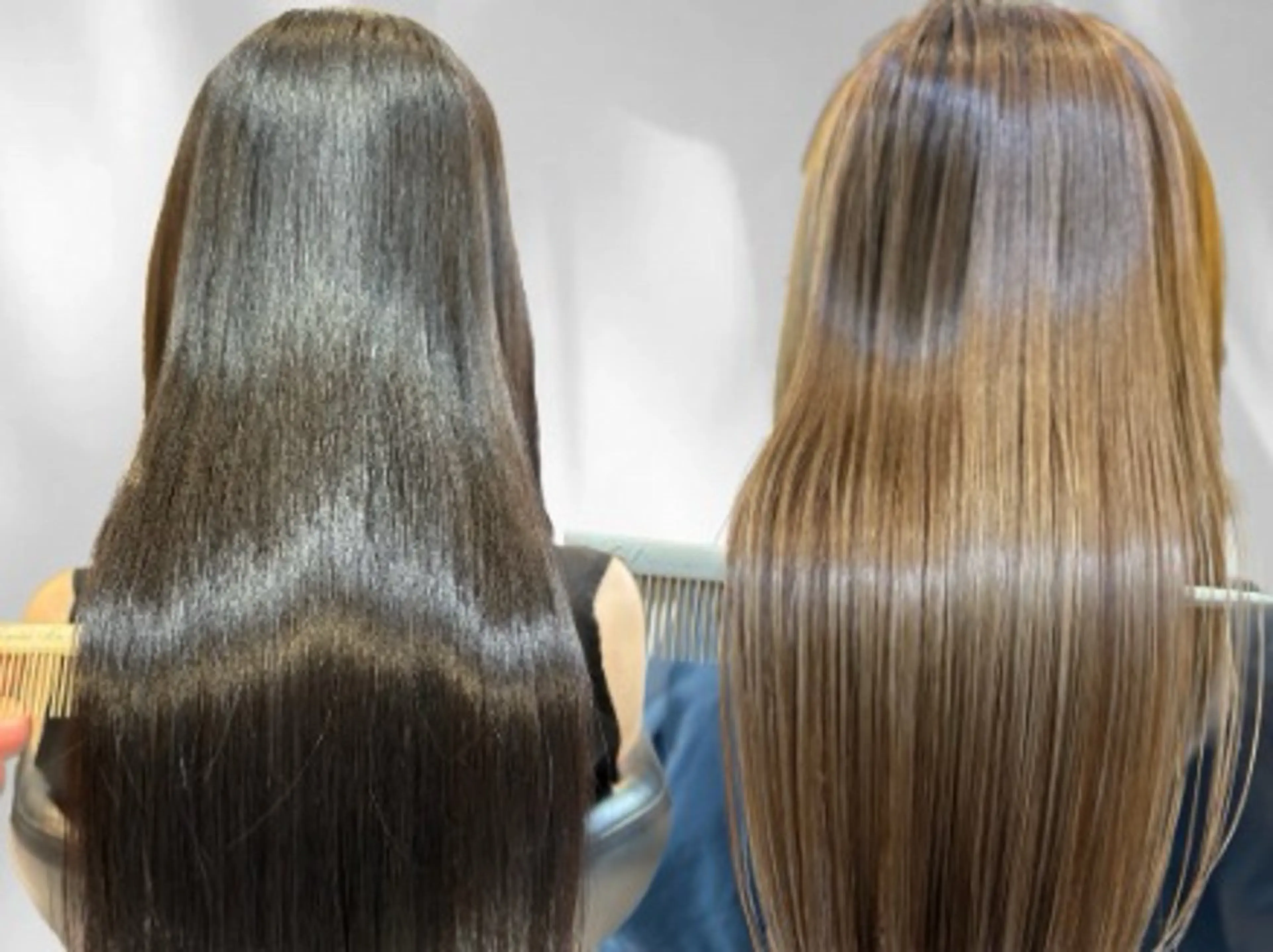 セミロング 縮毛矯正 トリートメント 縮毛矯正 トリートメント ブリーチ/ヘアケア/ 艶髪/イギチハルのヘアスタイル