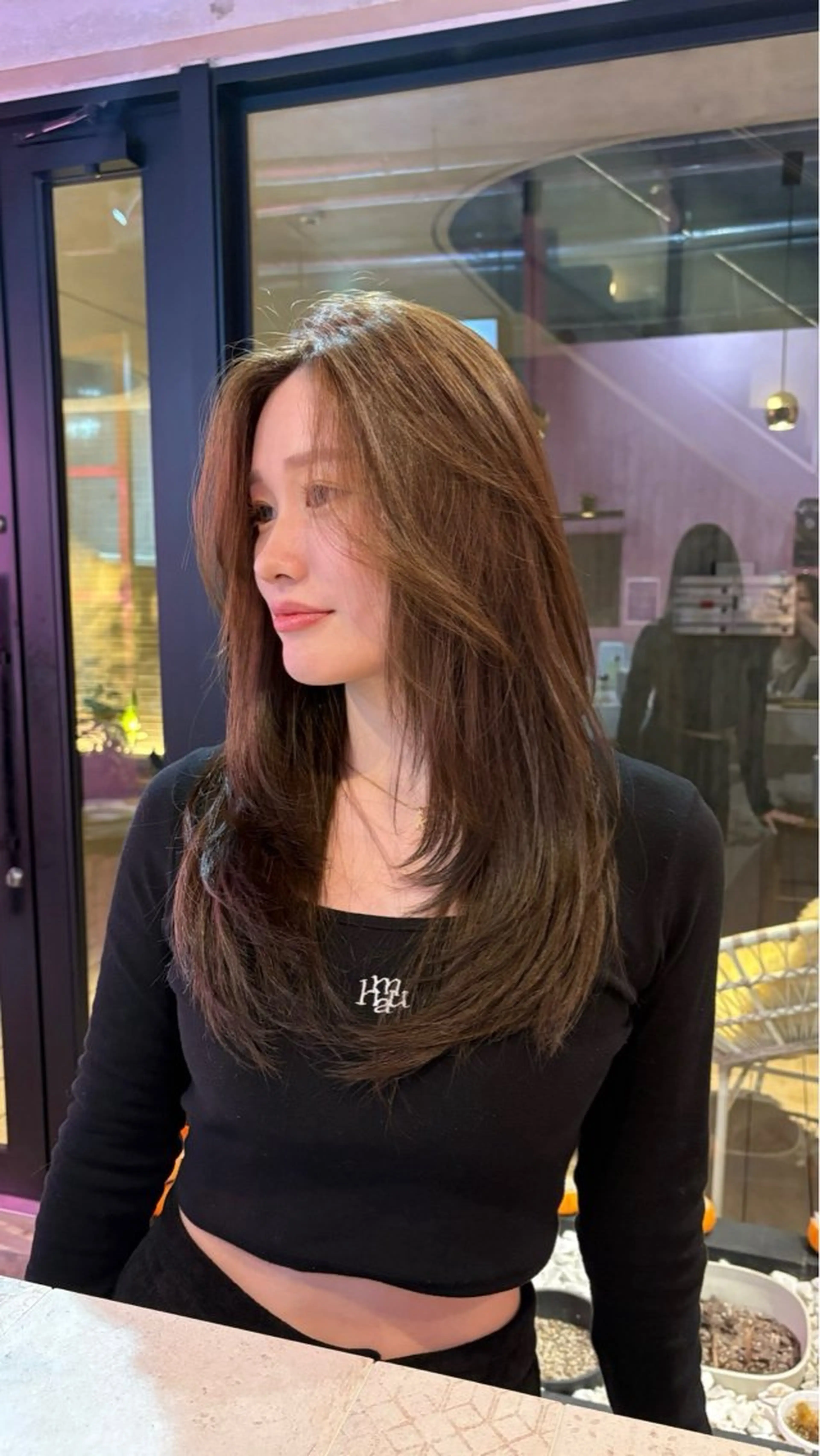 ロング 艶感透明感カラー🤍 hinaのヘアスタイル