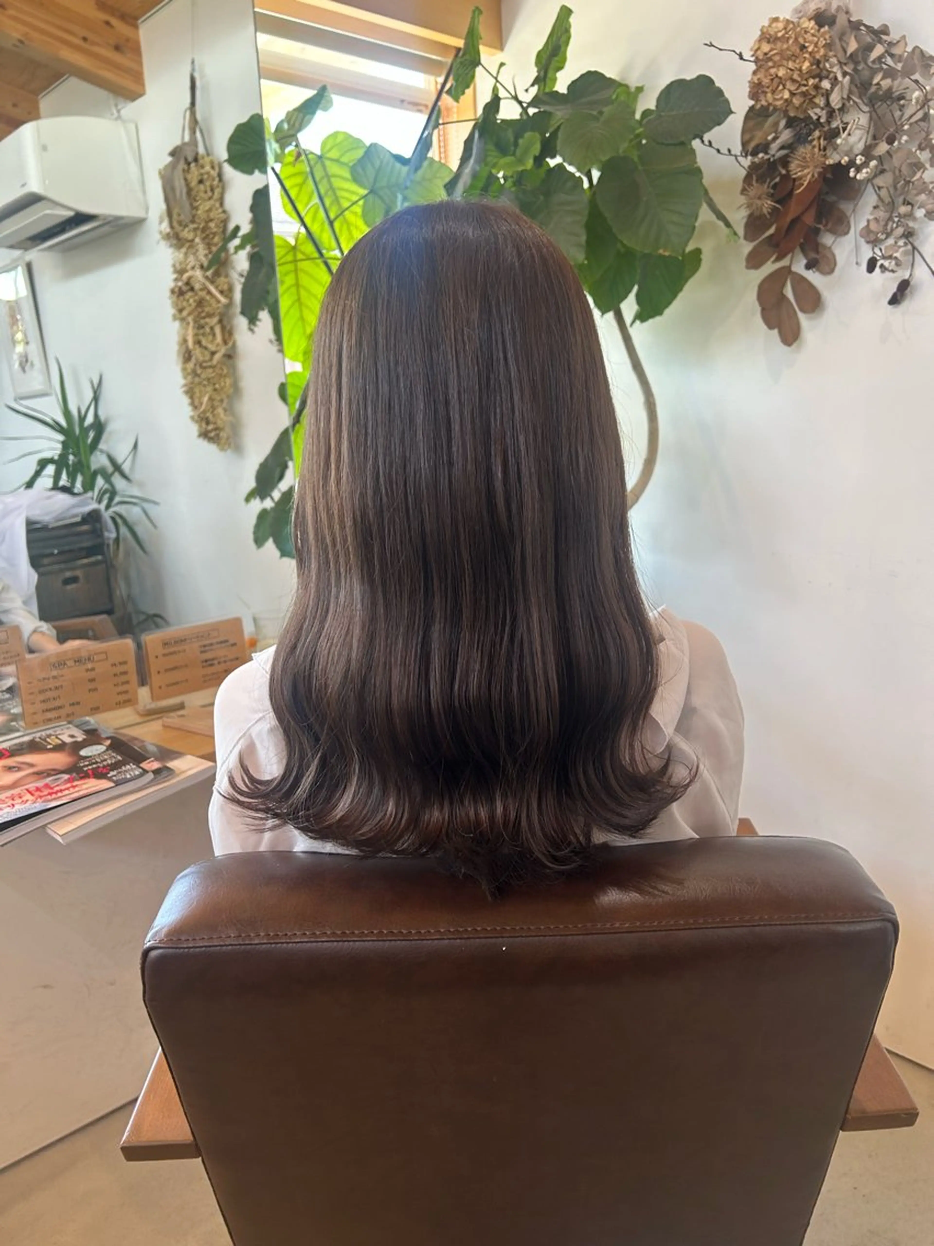 ロング カラー ブラウンカラー ココアブラウン JuJu (orange)のマツエク・マツパデザイン