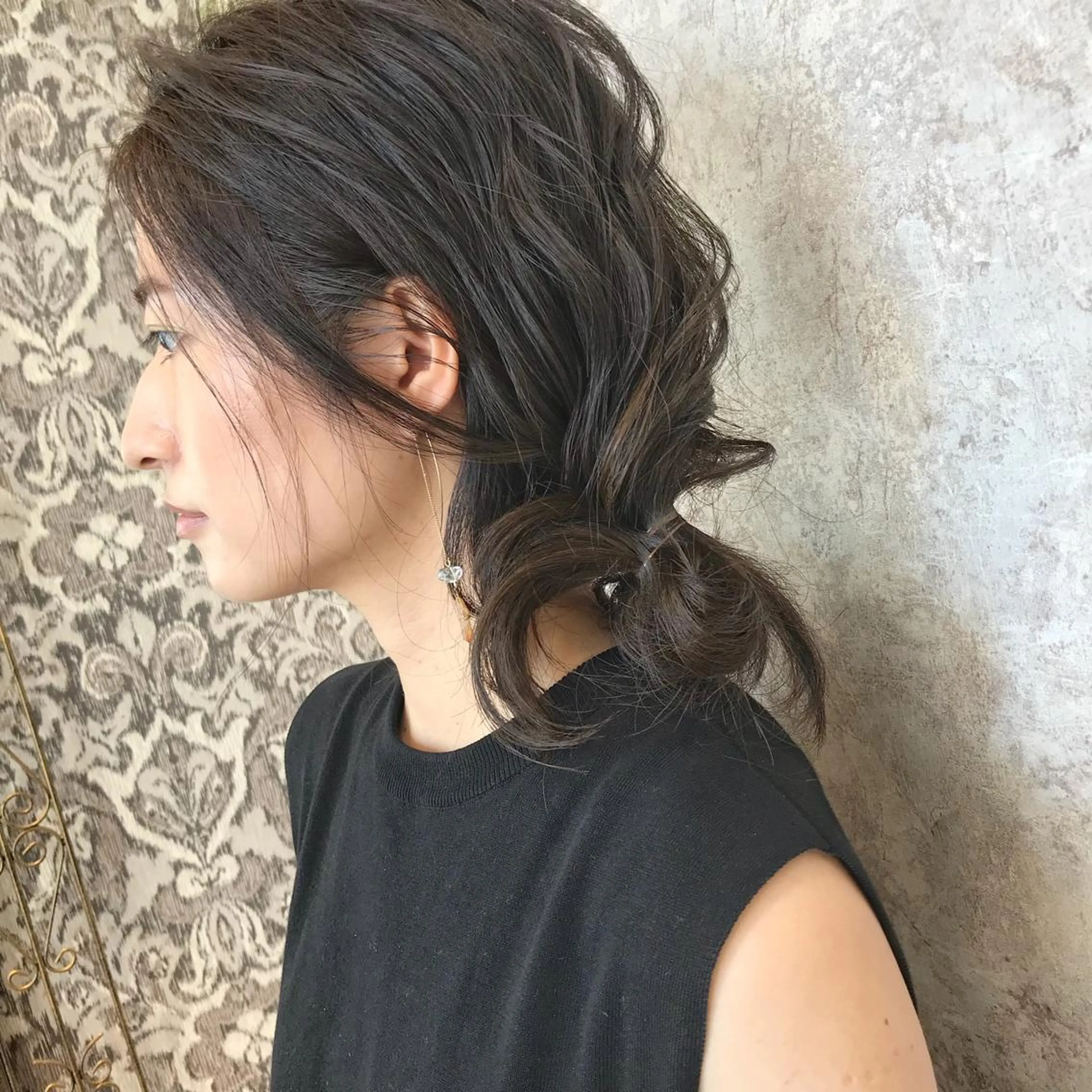 ヘアアレンジ HARUNA🤍 大人ショートヘアのヘアスタイル