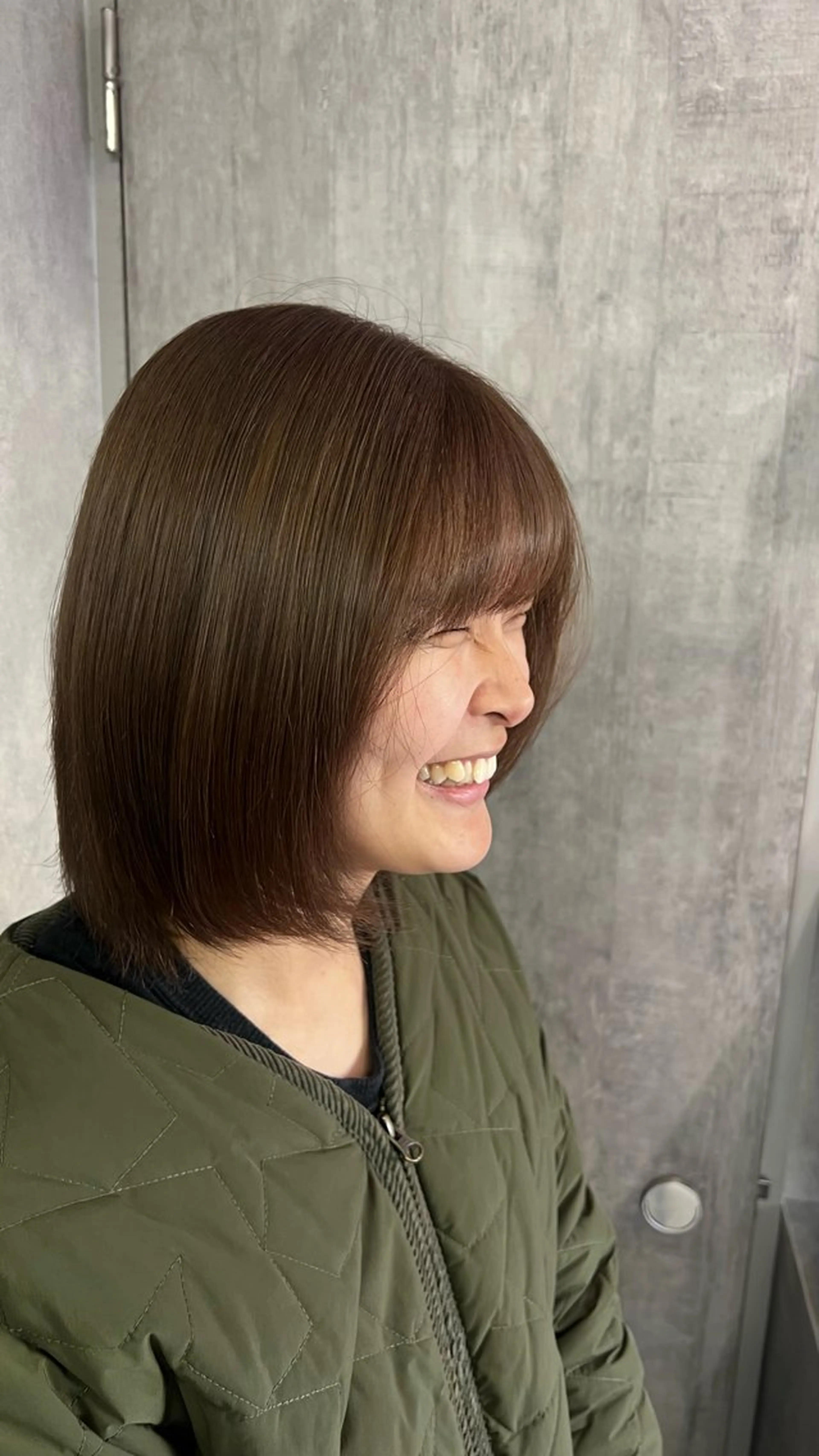 ミディアム ヘアカラー SOL／ あづきのヘアスタイル