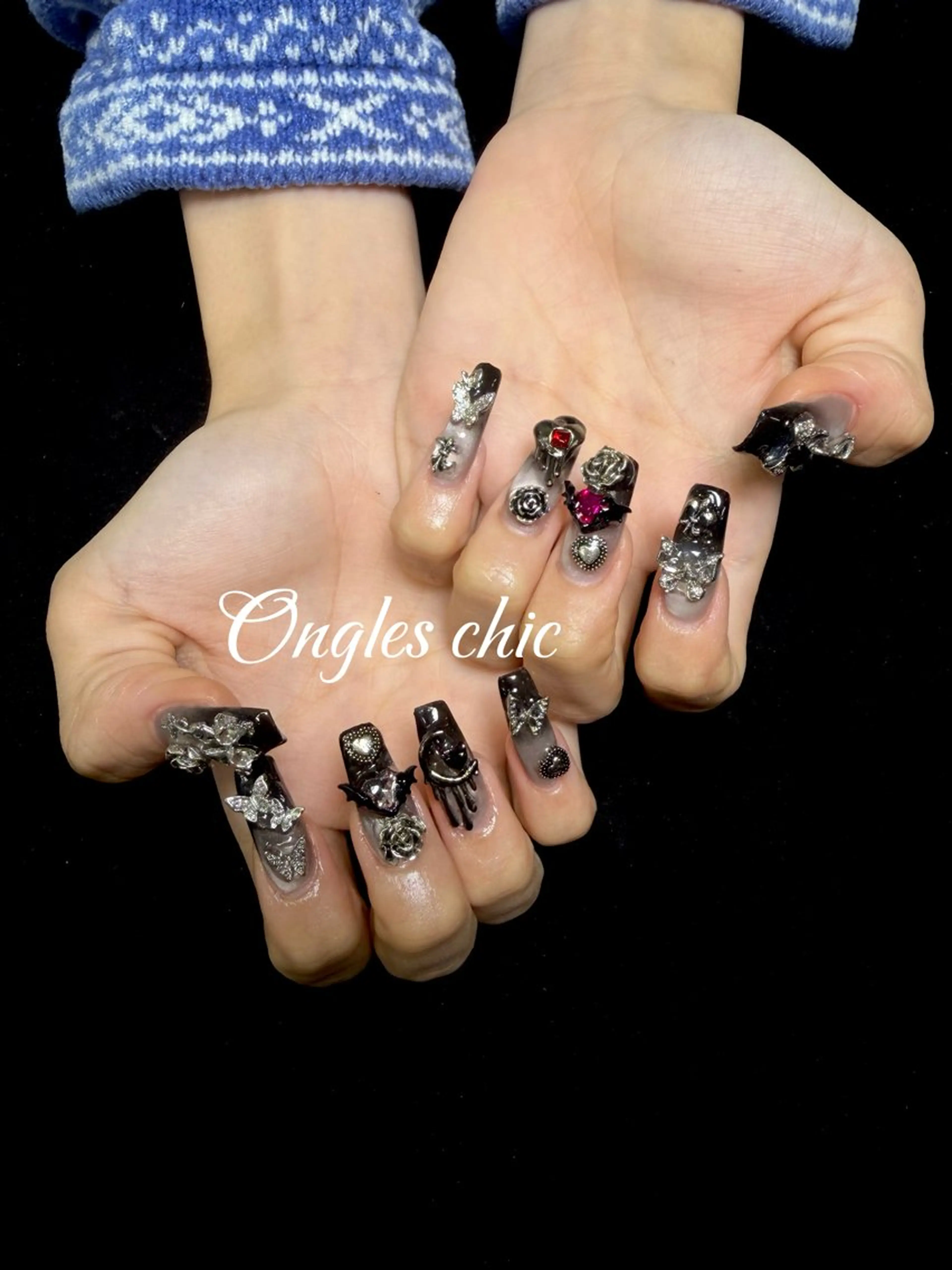 ネイル ハンドネイル ongles chicのネイルデザイン