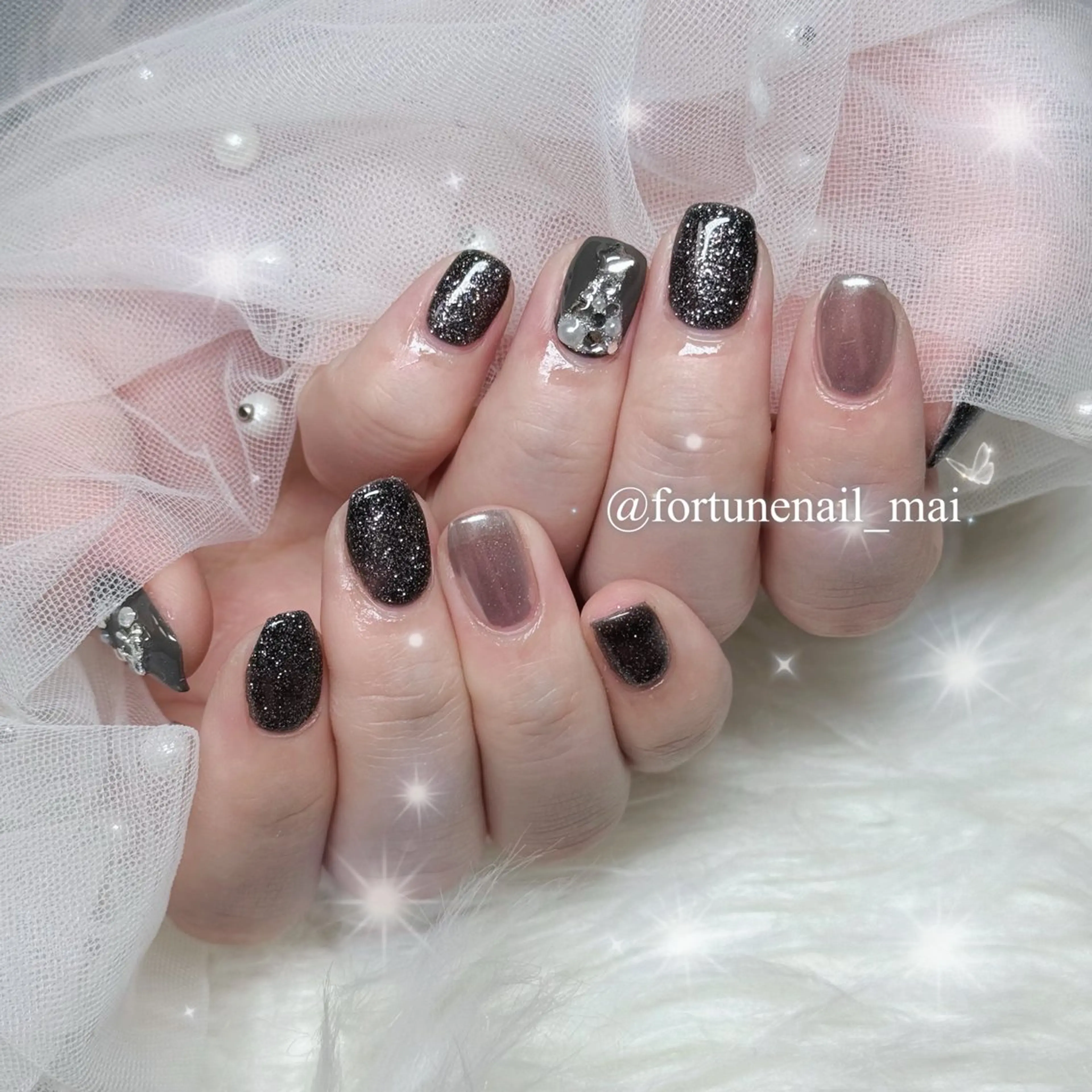 ネイル アートネイル ハンドネイル 🎀Mai 🎀のネイルデザイン