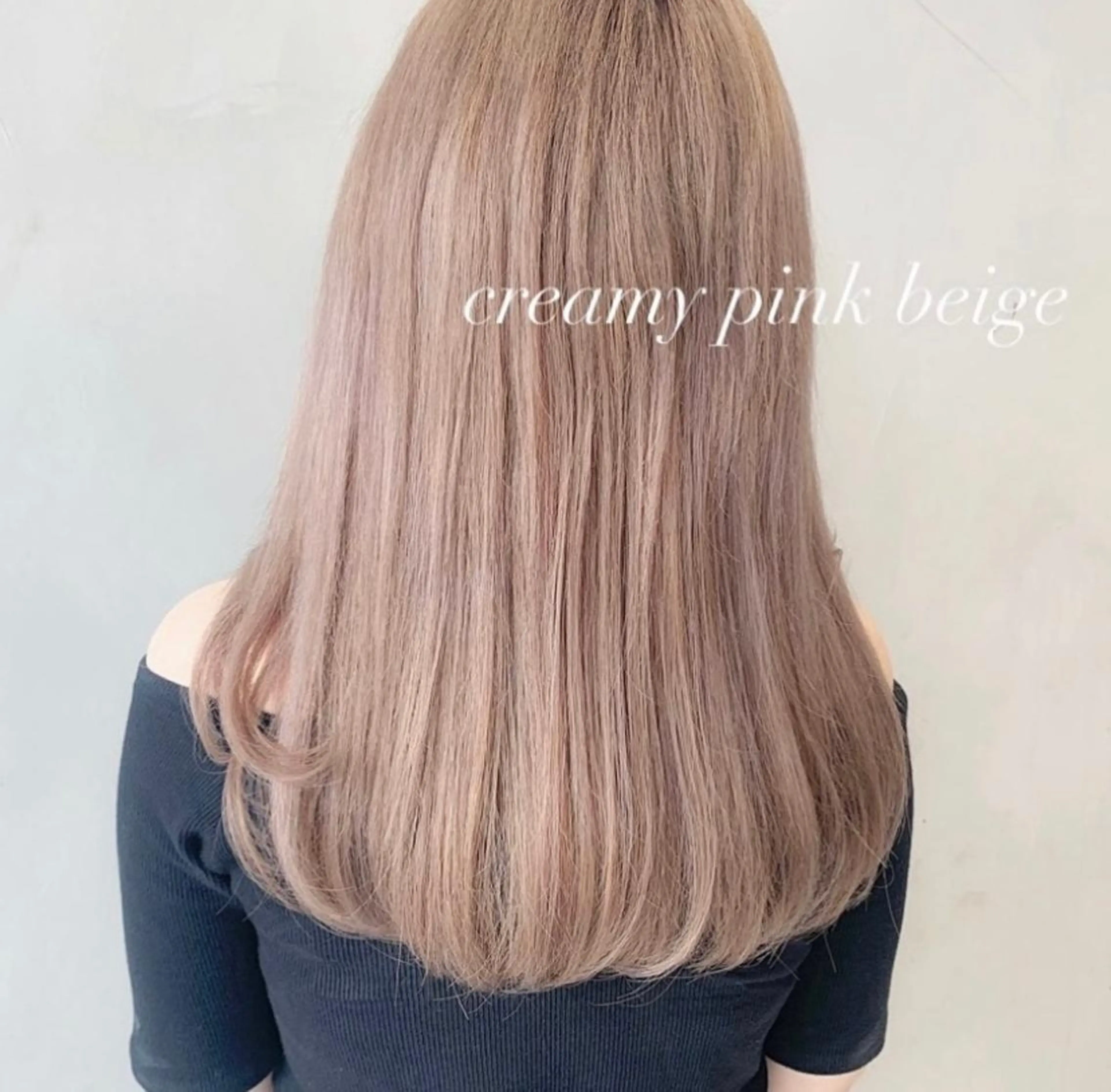 セミロング カラー ヘアカラー ワンホン/韓国ヘア 🤍amiのヘアスタイル