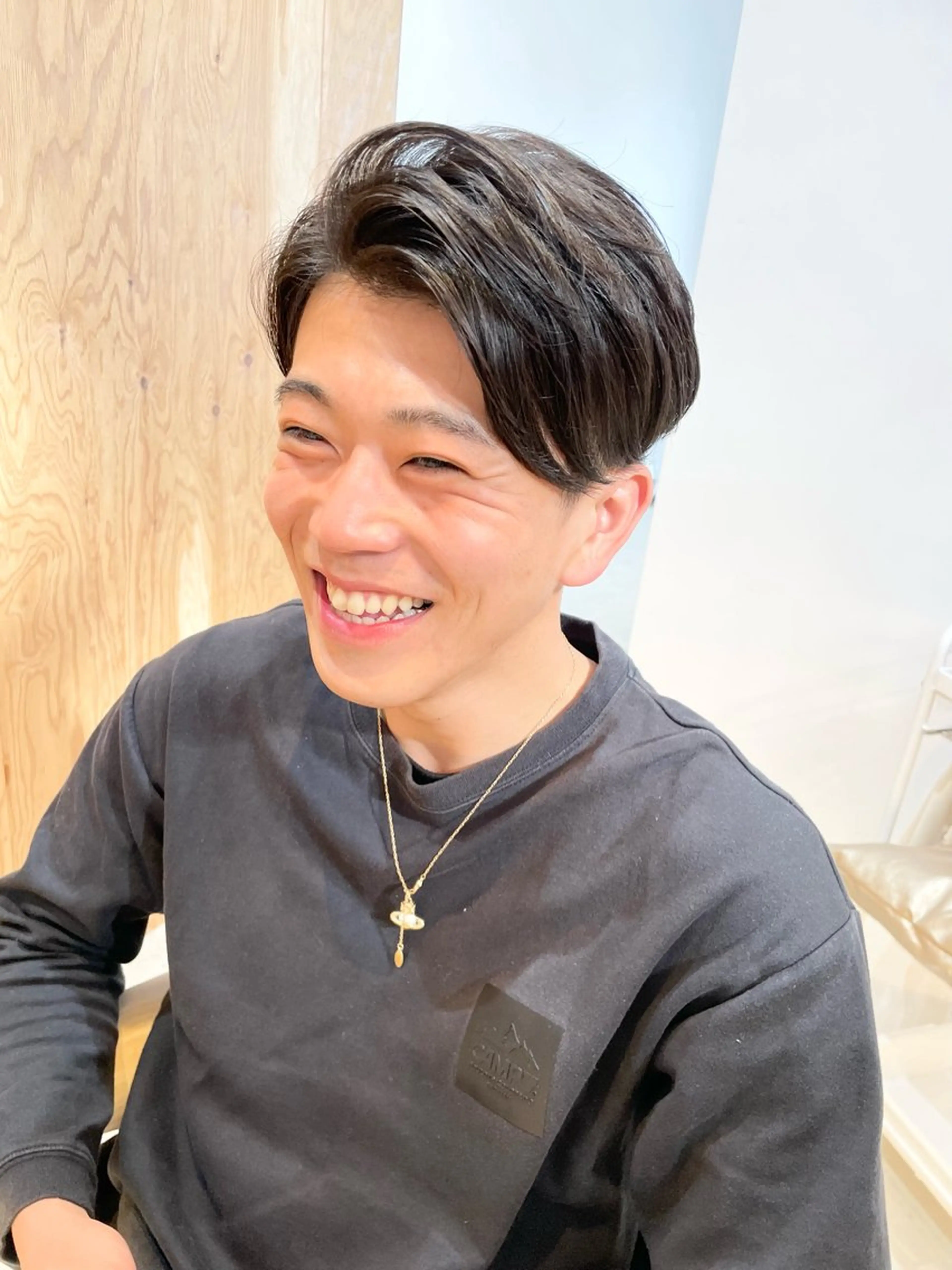 メンズ ビジネス 七三 刈り上げ カット un【アン】所属・【un】 MANAのヘアスタイル