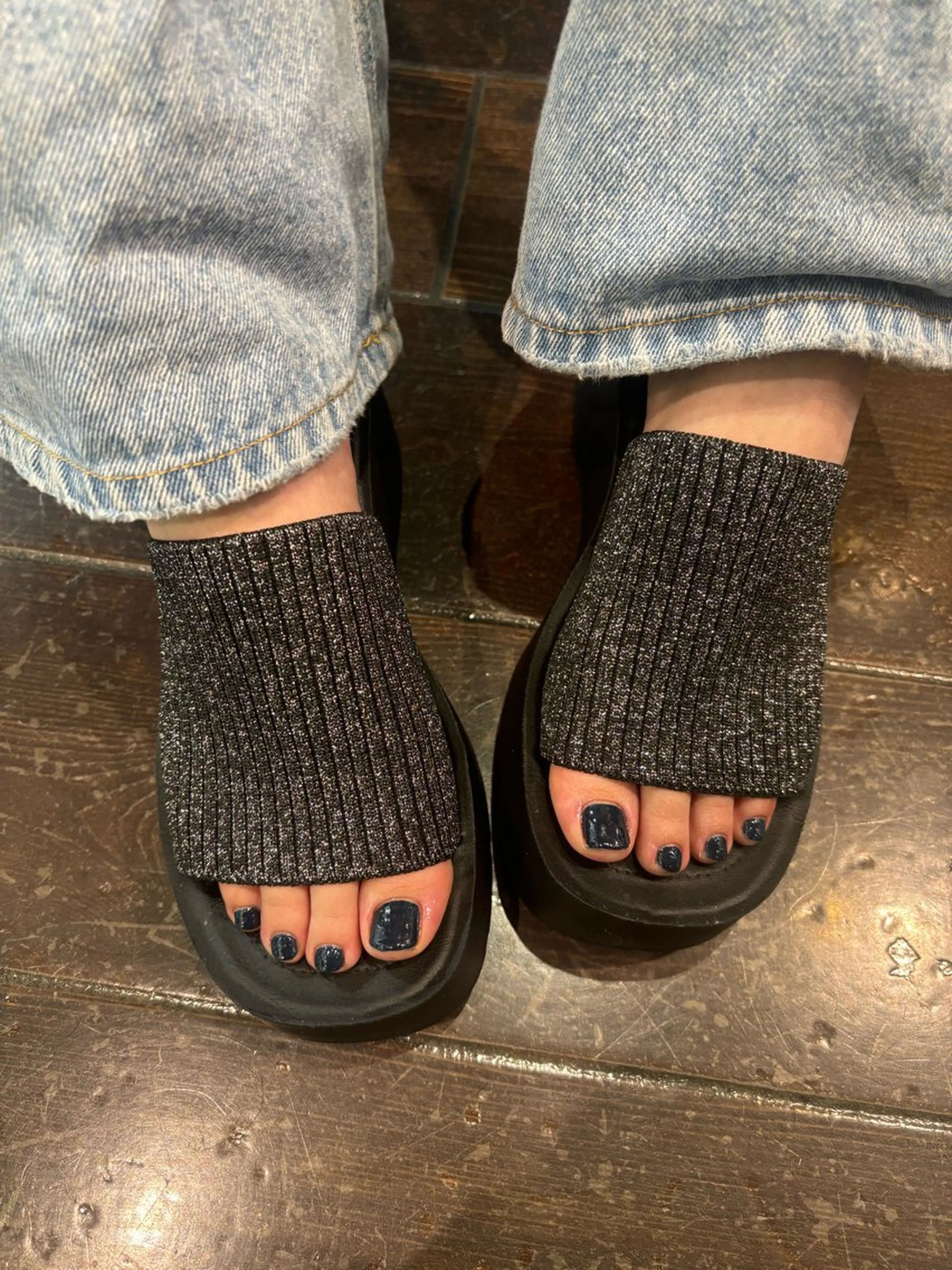 パラジェルネイル フットネイル🩰🎀【ワンカラーorラメ】の写真