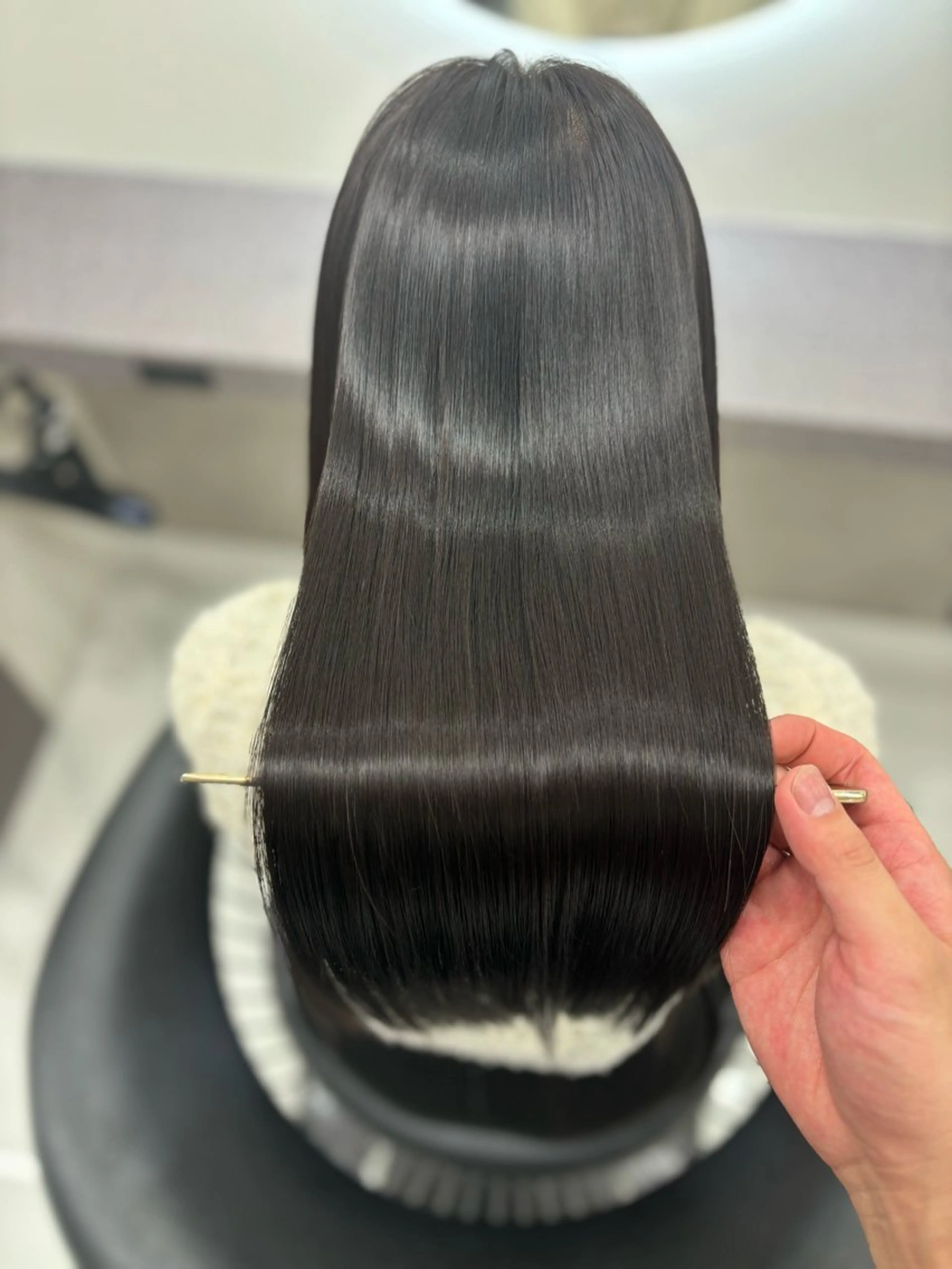 ロング カット 縮毛矯正 店長/藤原 季矢のヘアスタイル