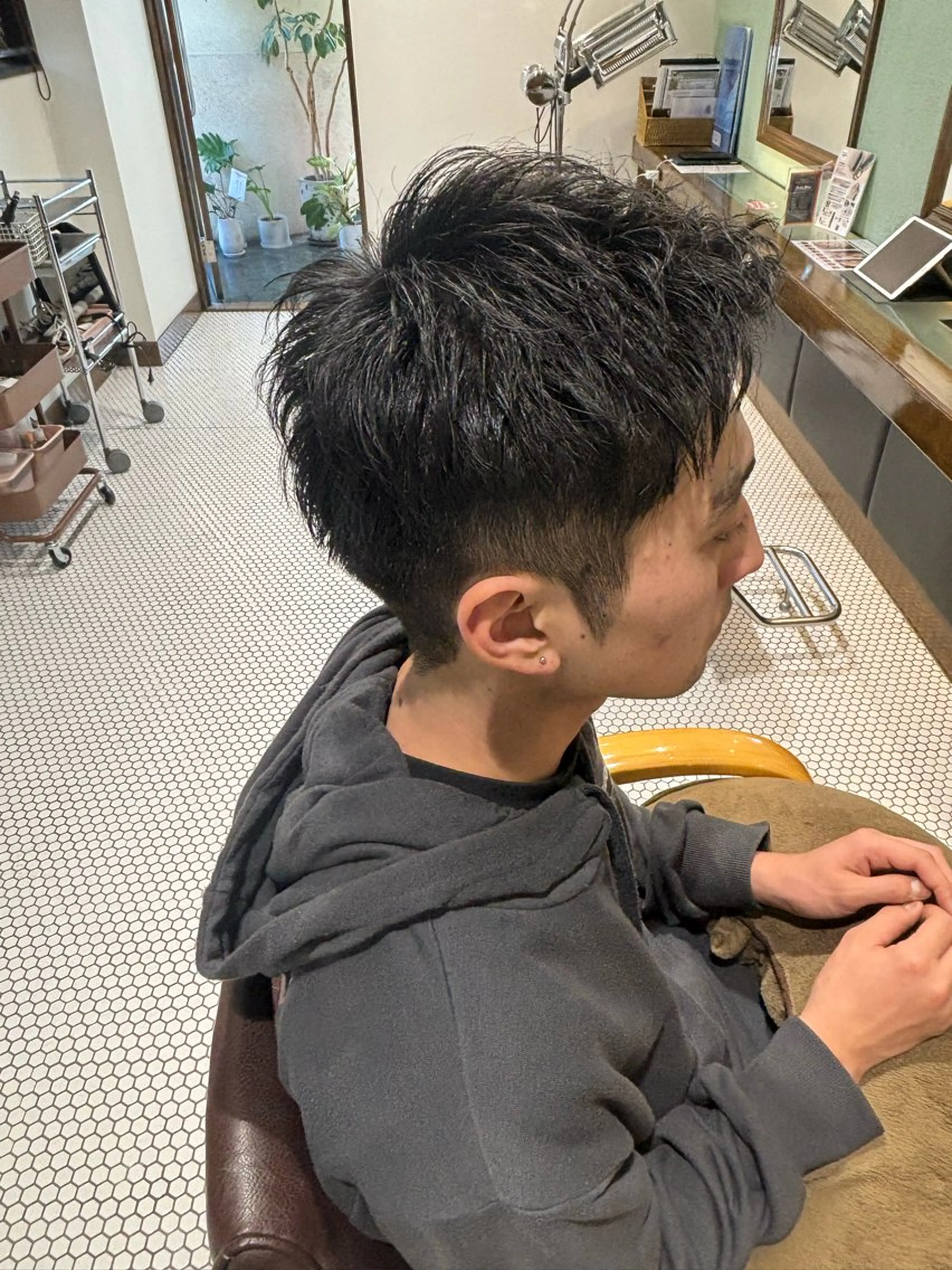 ショート メンズ レイヤーカット/艶髪 /パーマaikoのヘアスタイル