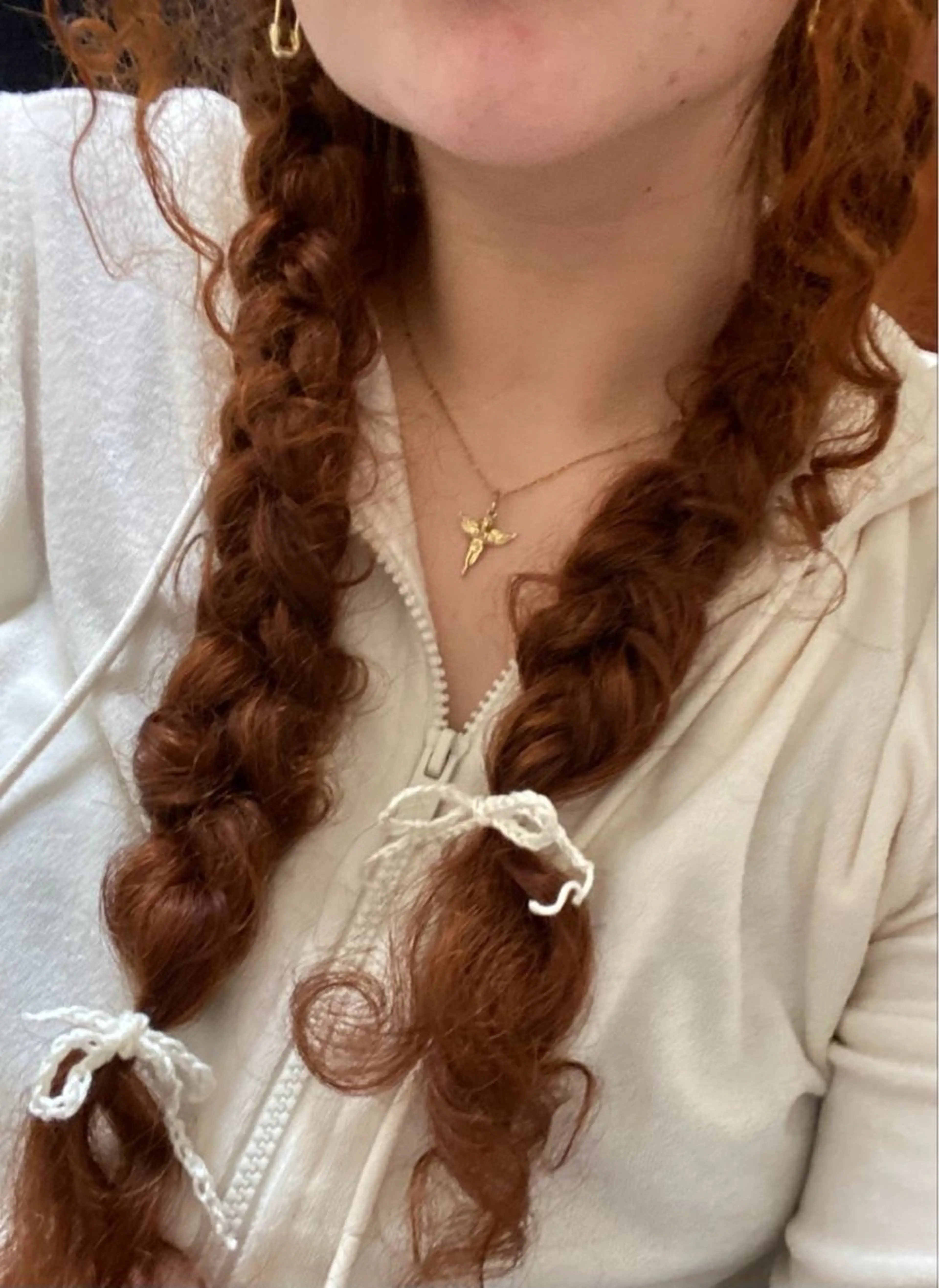 セミロング カラー パーマ ヘアアレンジ カット パーマ 表参道/髪質改善・ 透明感 colorのヘアスタイル