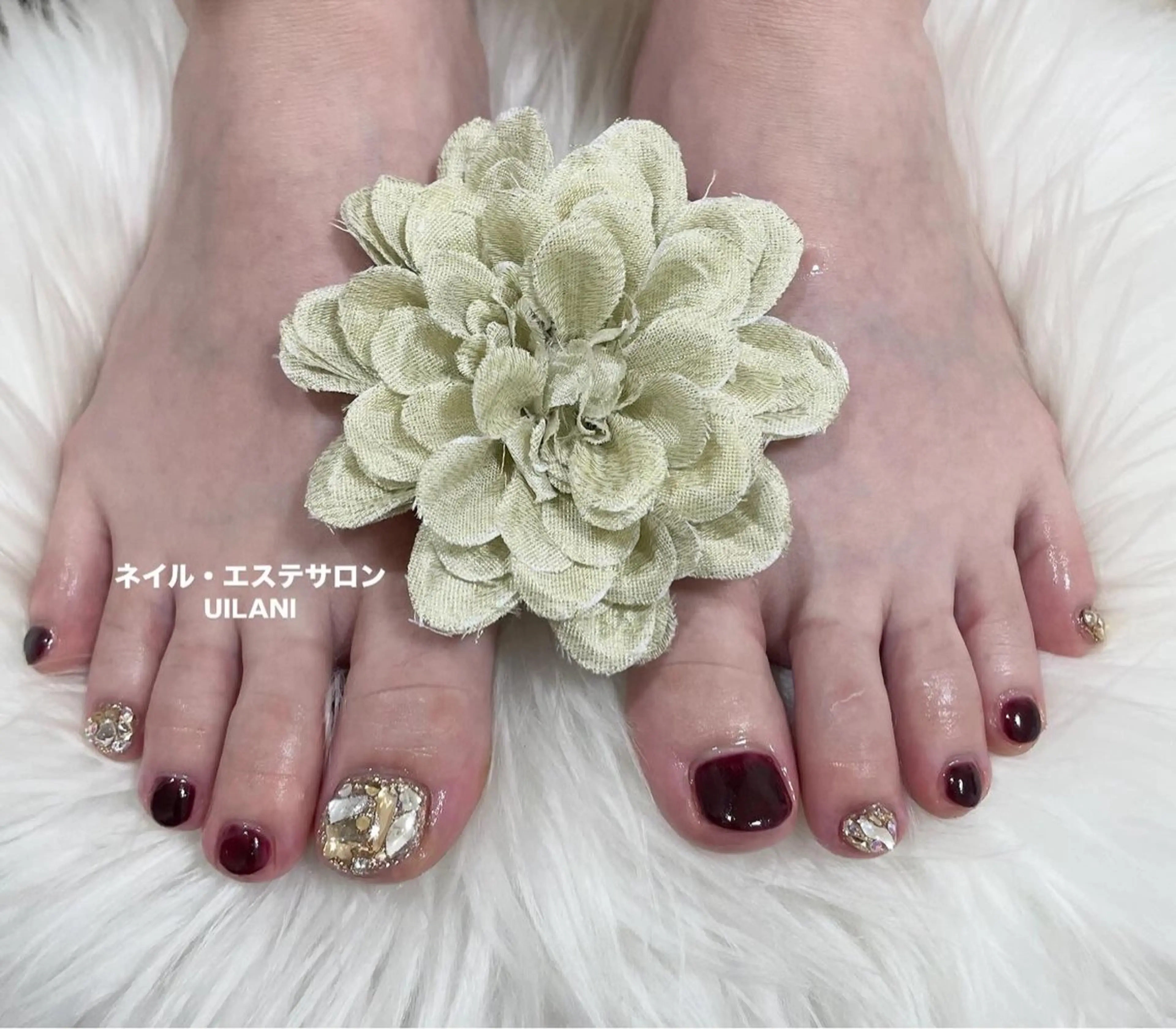 ネイル フットネイル ネイル・エステサロンUILANI所属・ネイル・エステサロン UILANIのネイルデザイン