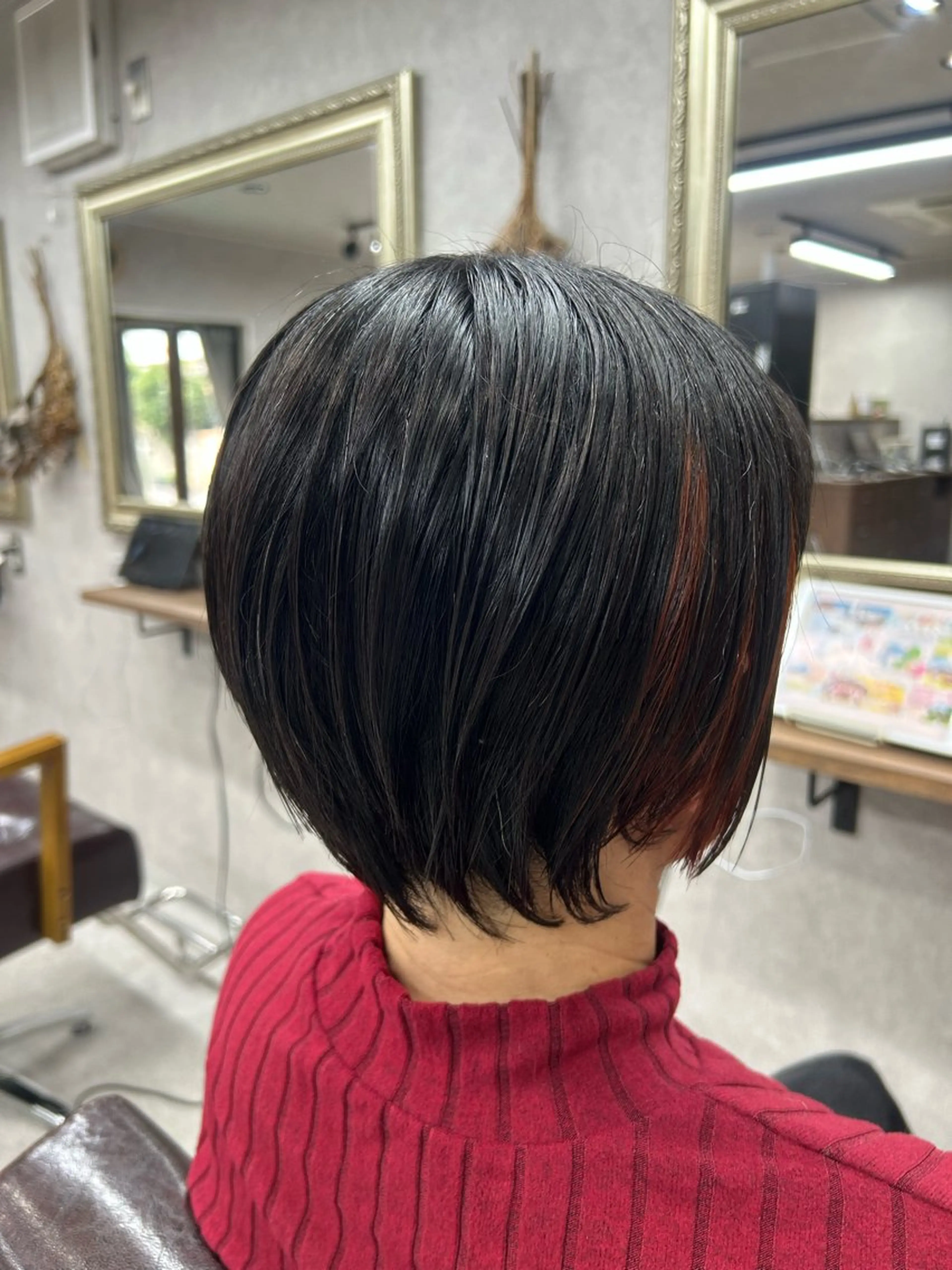 ショート カラー カット ヘアカラー トリートメント Lien 深井店のヘアスタイル