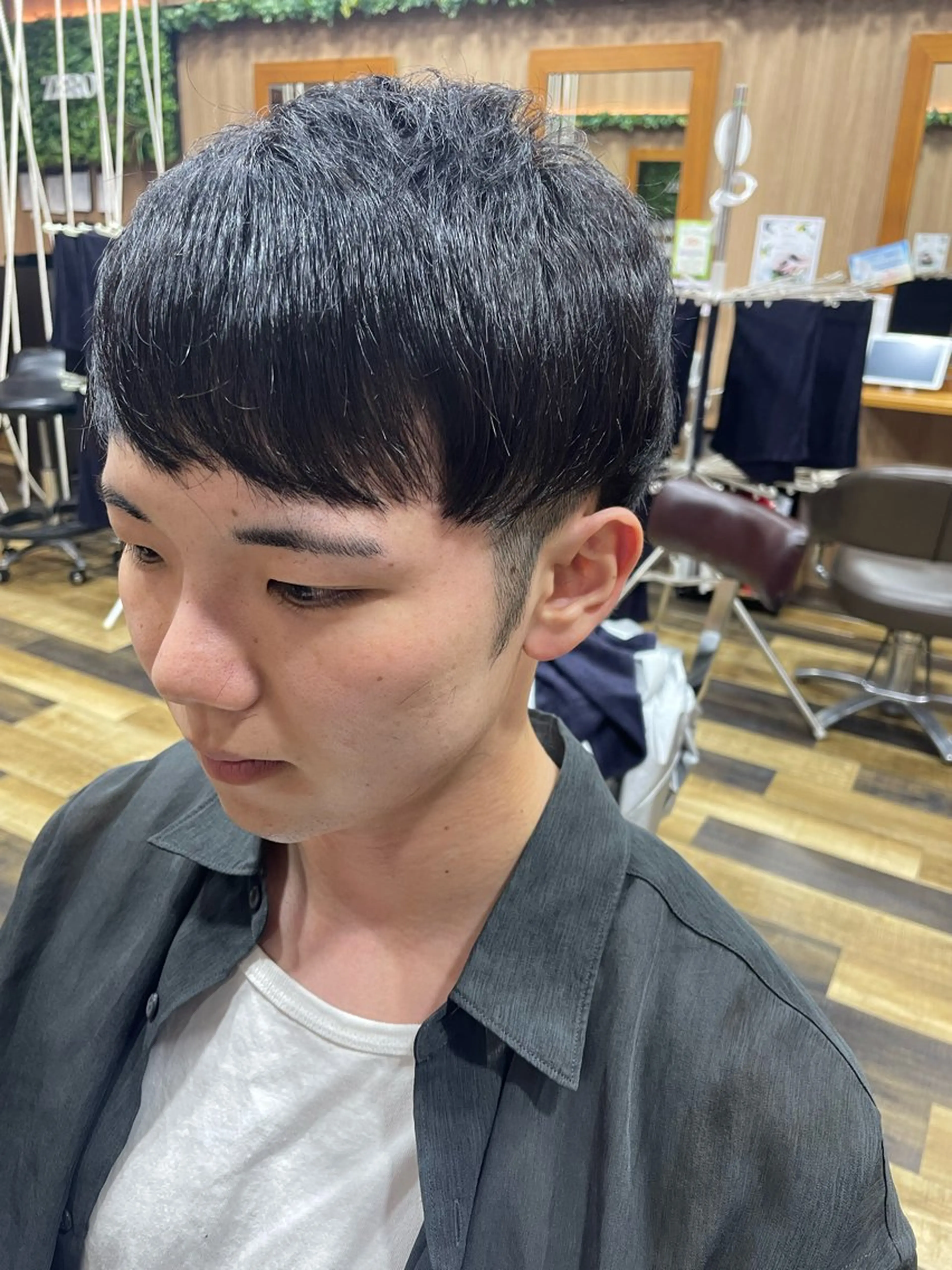 ショート カラー メンズ カット ヘアカラー トリートメント 山際勇策 /岐阜美容師のヘアスタイル