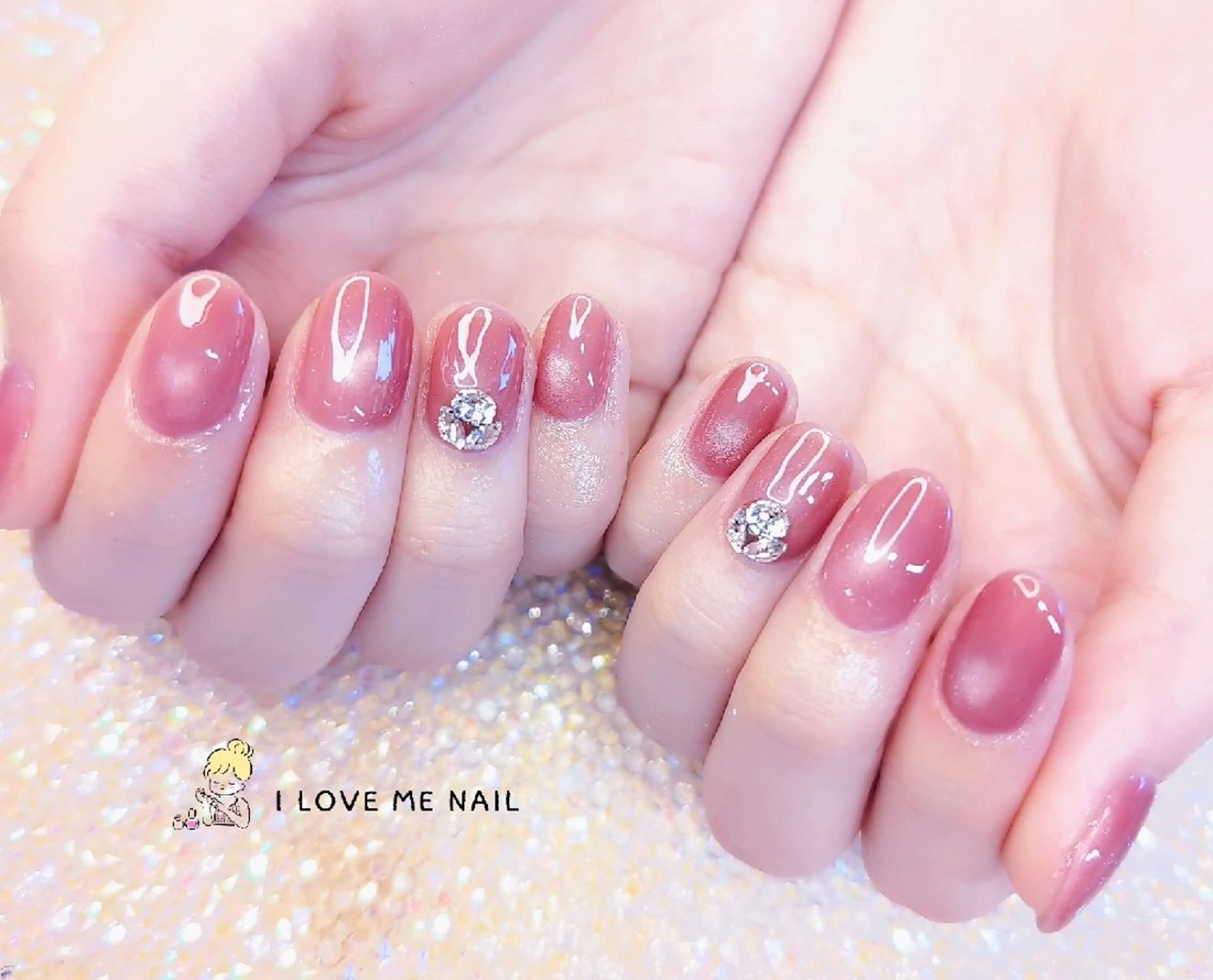 ネイル ハンドネイル I LOVE ME  NAIL.｡.:*♡のネイルデザイン