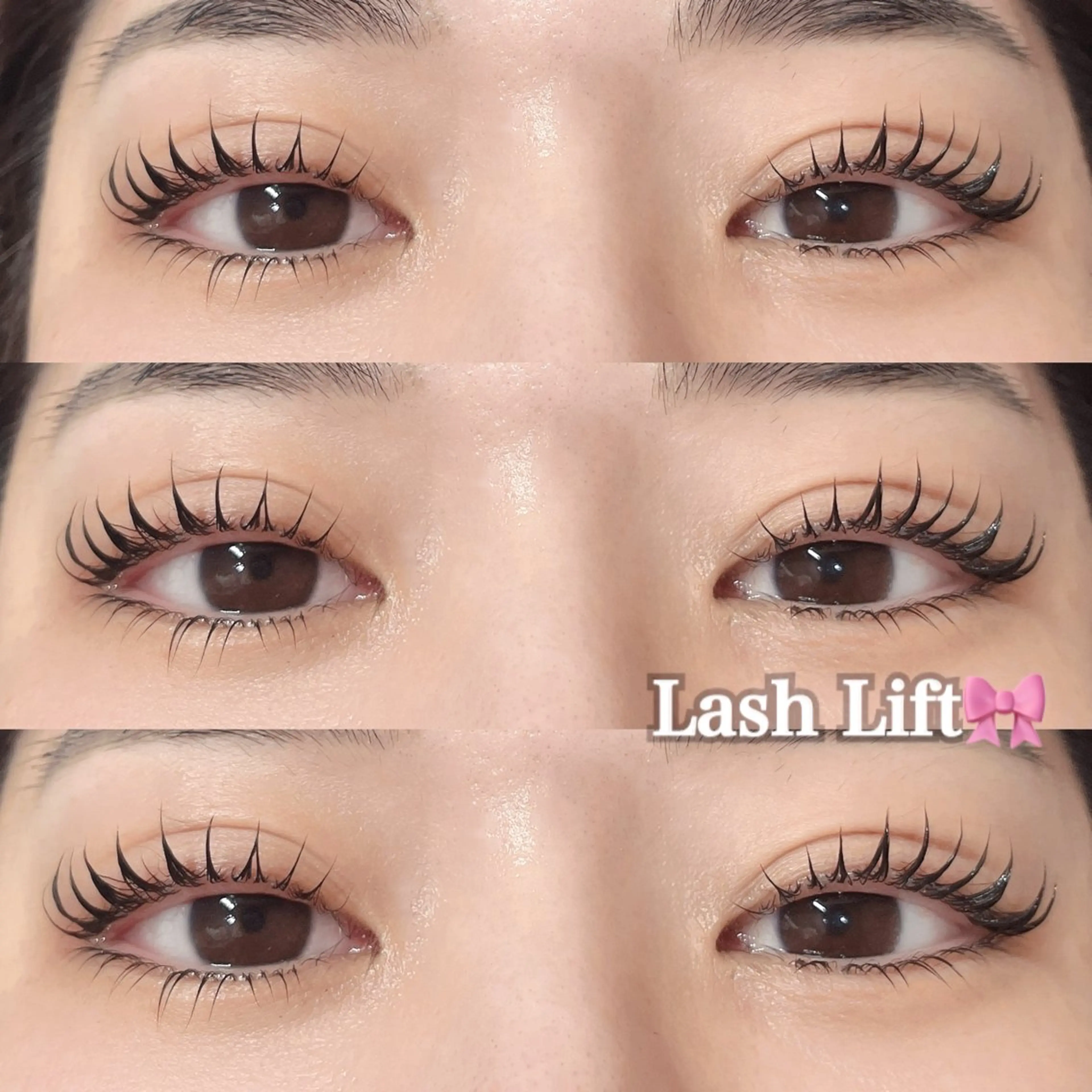 マツエク・マツパ フラットラッシュ 韓国風マツエク パリジェンヌラッシュリフト 下まつげエクステ 一重×まつ毛パーマ マツパ Rairia momoka🎀✨のマツエク・マツパデザイン