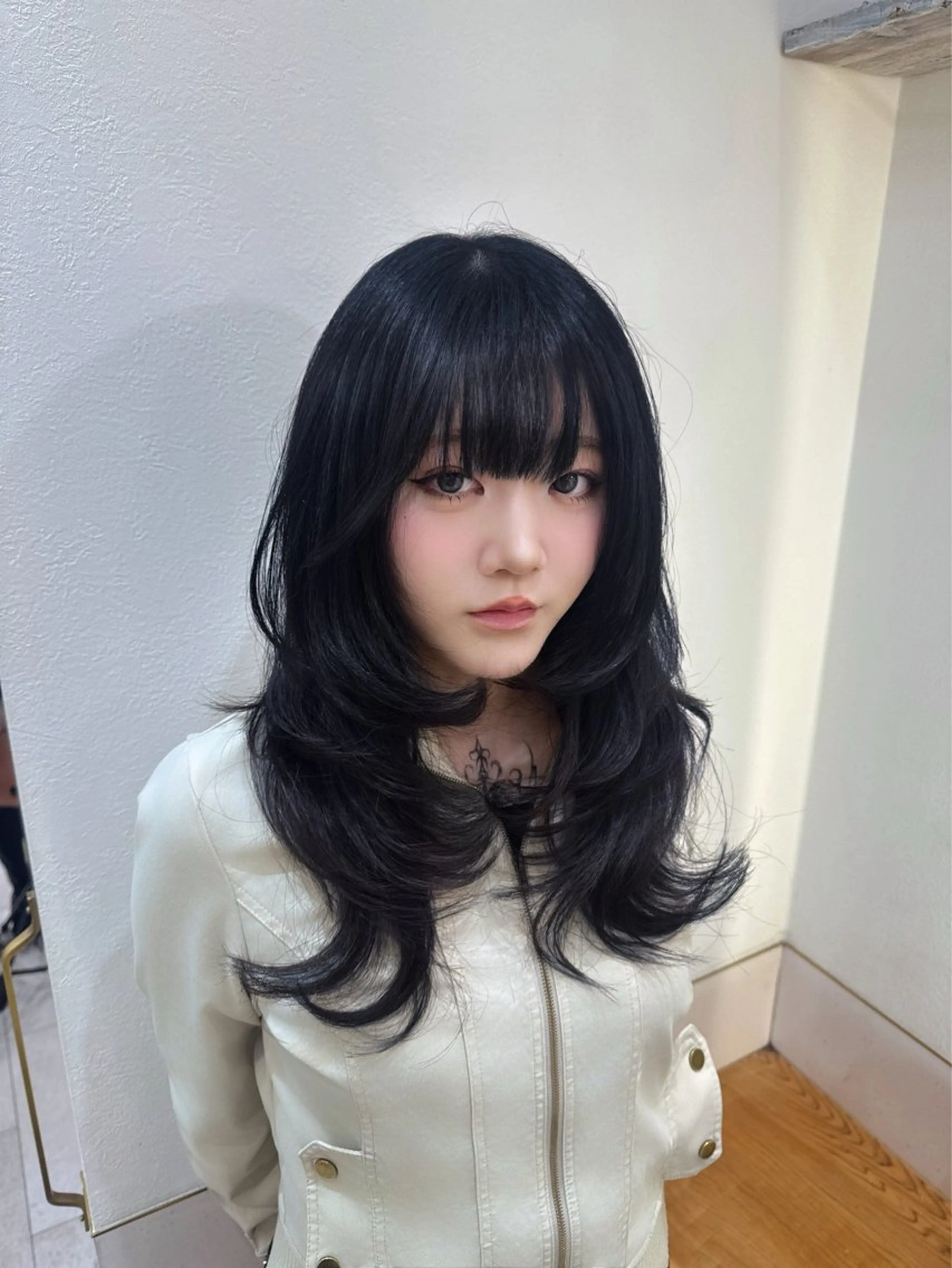 ロング カラー カット ヘアカラー 韓国アイドルヘア/ 大人ショートリョウヤのヘアスタイル