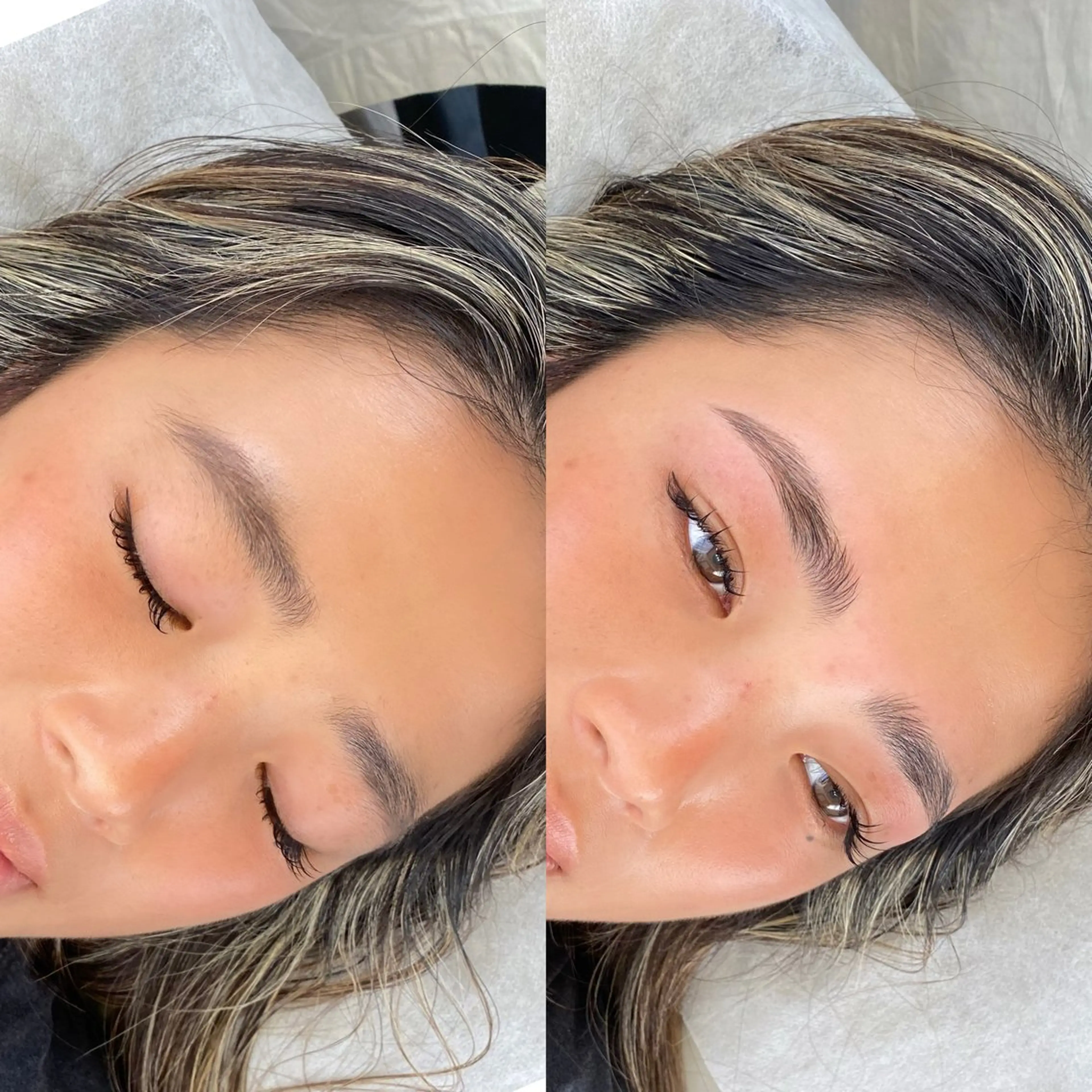 【薄い眉毛がお悩みな方にオススメ🌼】ハリウッドブロウリフト＋眉ワックス＋間引き＋メイクレクチャー✨メンズも◎の写真