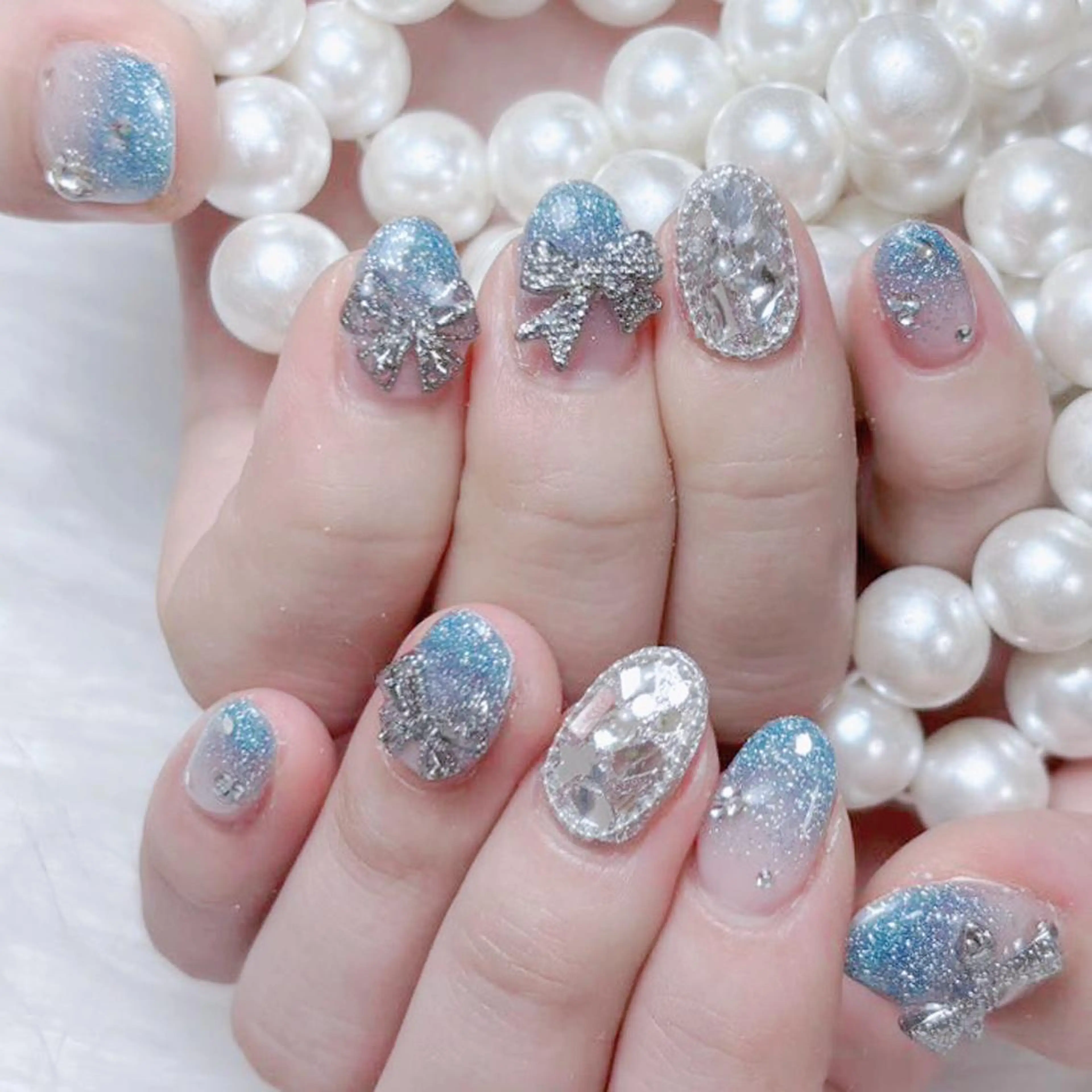 ネイル 持ち込み ハンドネイル ハンドケア Diamond 🚢のネイルデザイン